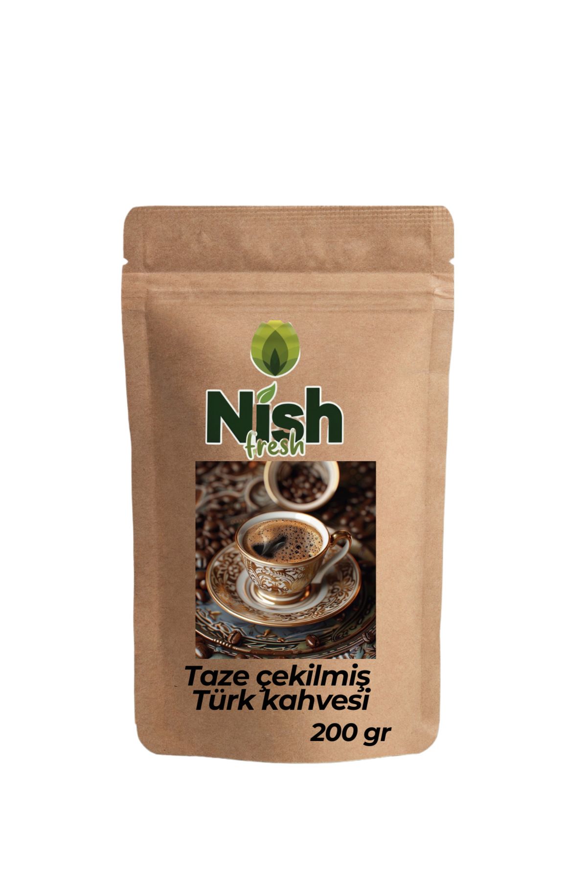 nish fresh Türk Kahvesi -200 gram (Taze Çekilmiş )