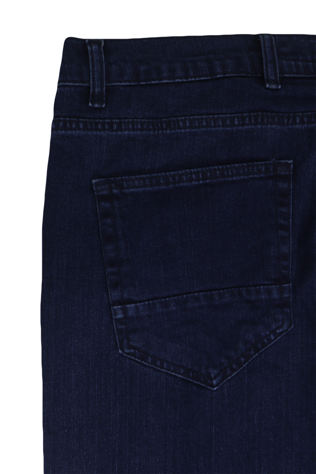 HACKER DENIM-Fistan Store Men's Navy Blue High Waist Relaxed Fit Wide Leg Oversize Jean Pants 7