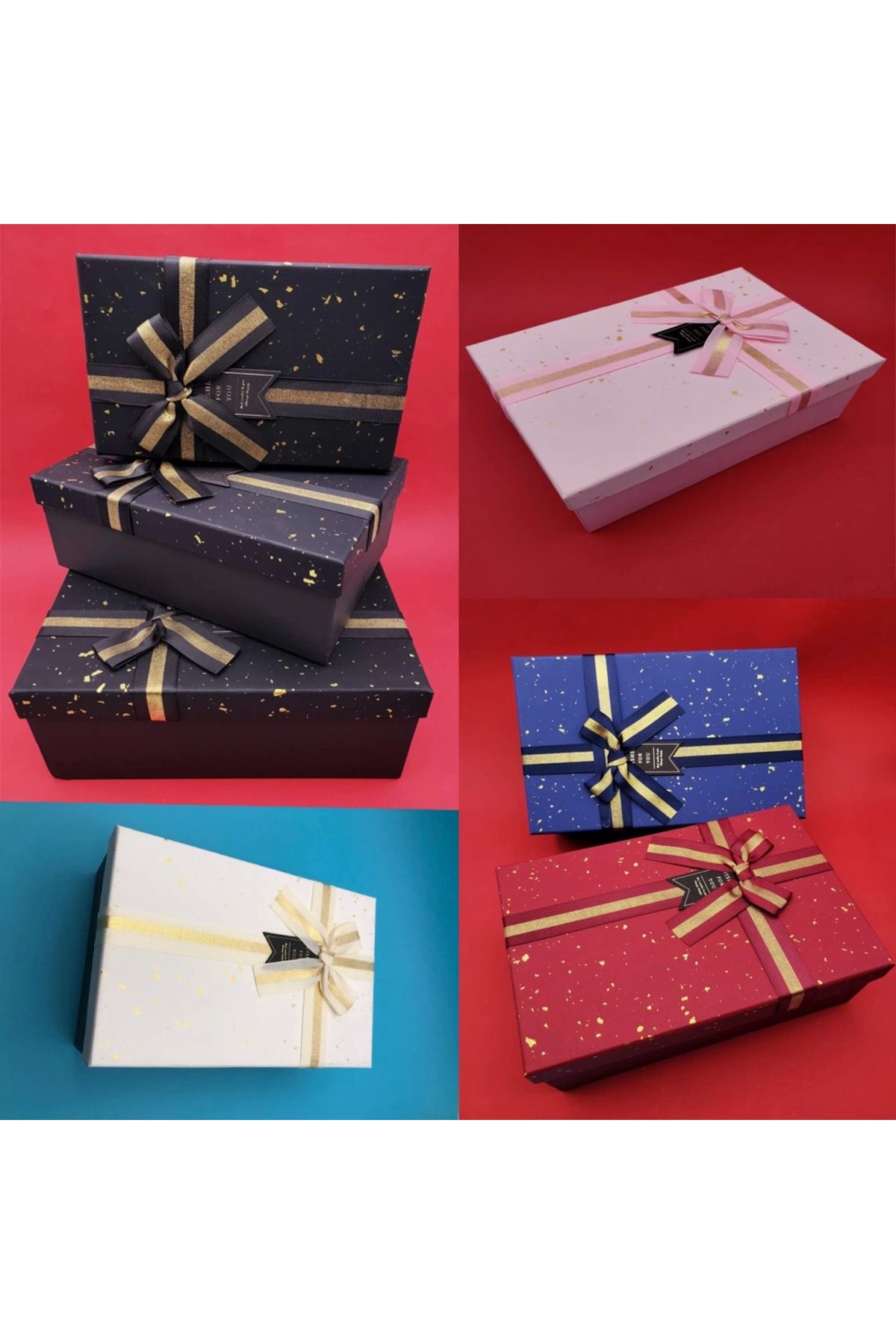 Butik 3'lü Hediyelik Set Kutu