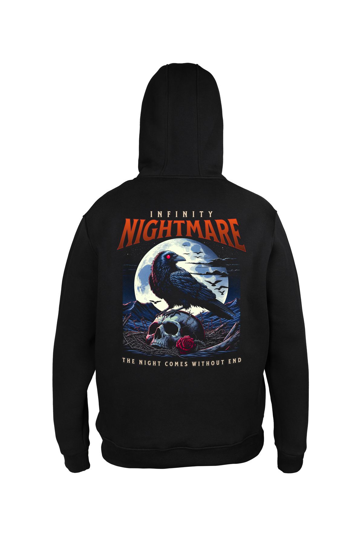 2XB Infinity Nightmare Unisex Oversize Kapüşonlu Sweatshirt