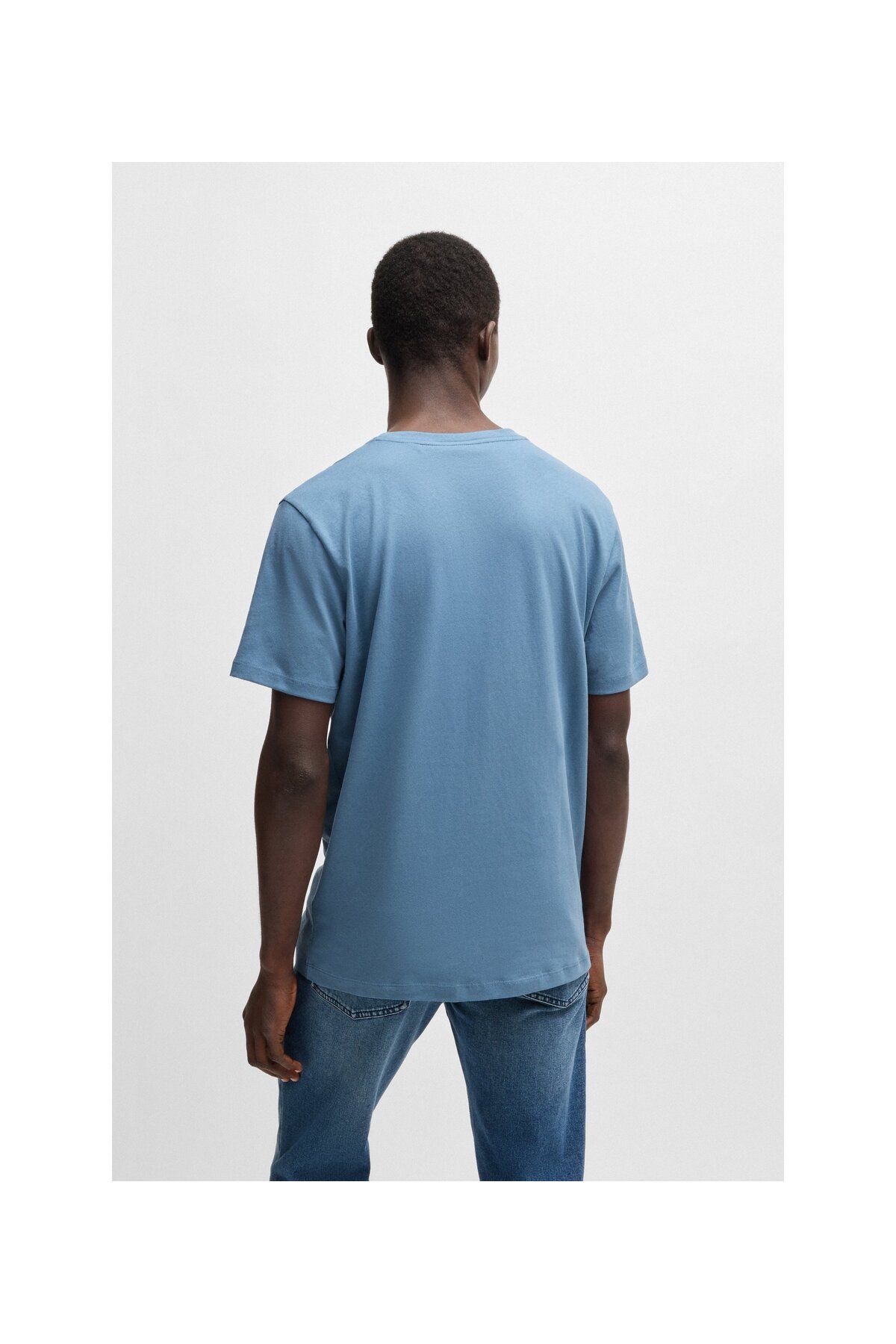 تی شرت مردانه و زنانه پنبه لفزی پارچه ای T SHIRT BOSS