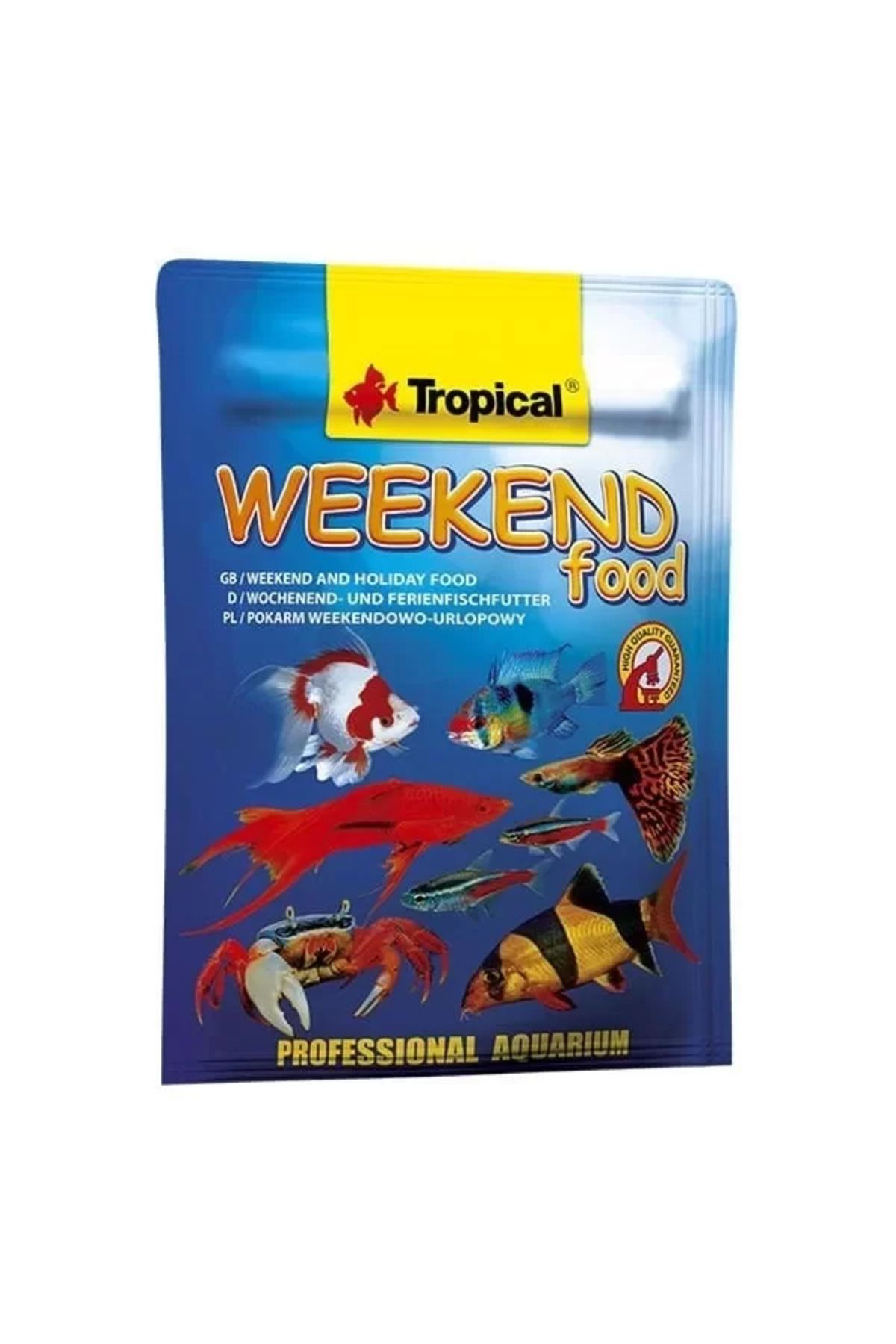 TREND Tropical Weekend Holiday Haftasonu Ve Tatil Balık Yemi 20 Gr 24 Tablet