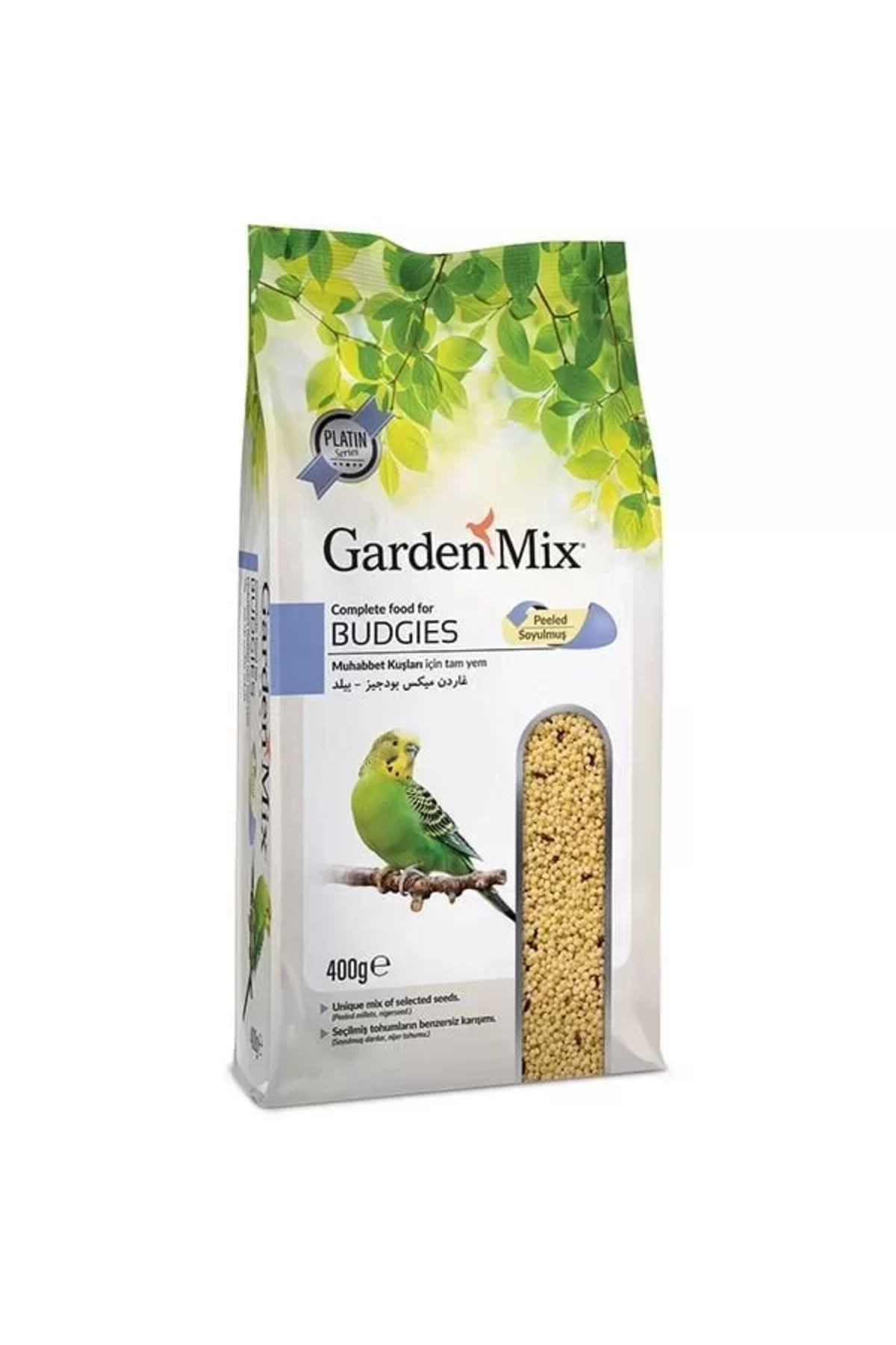 TREND Garden Mix Kabuğu Soyulmuş Muhabbet Kuşu Yemi 400 Gr