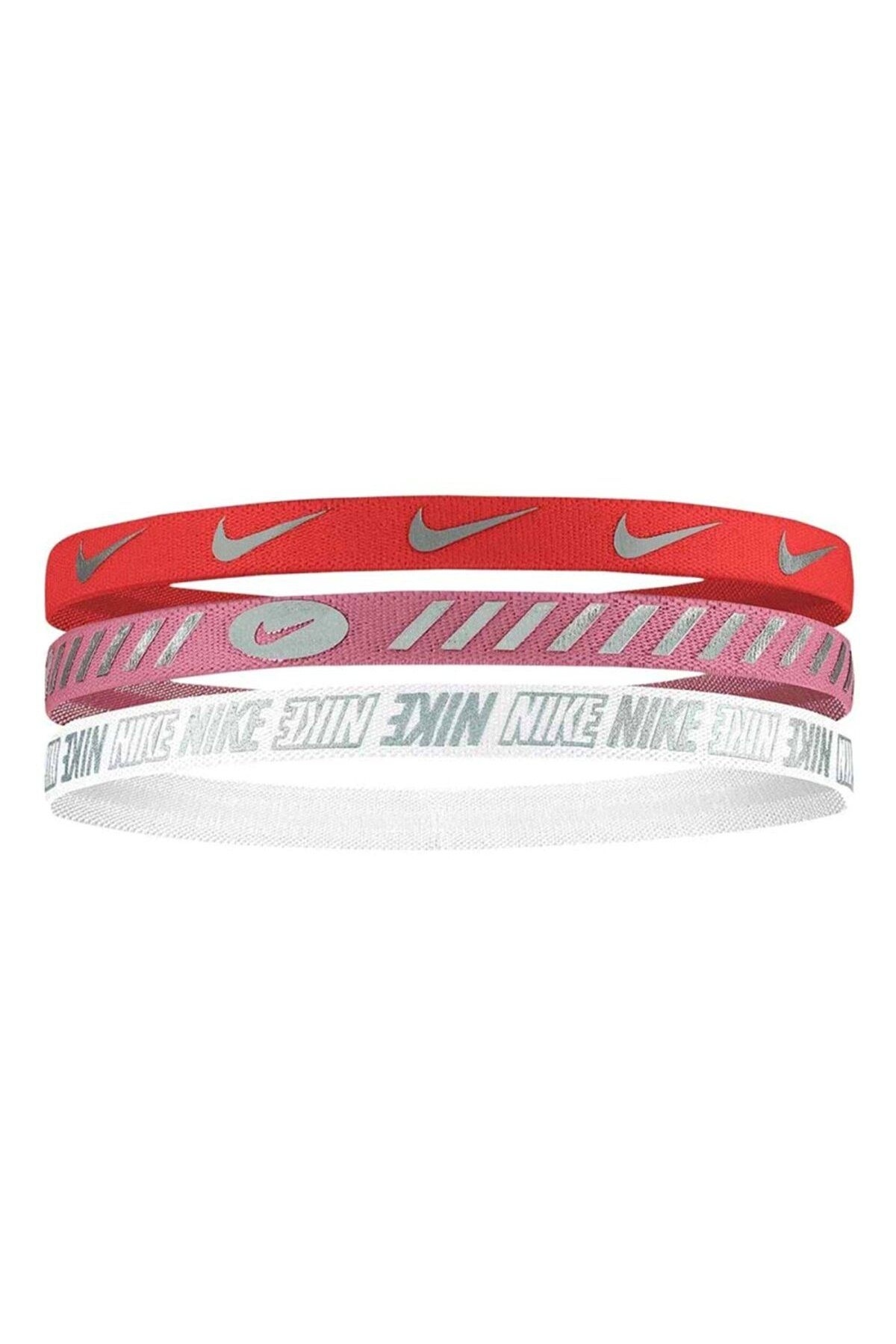 بسته هدبندهای ورزشی Y Swoosh، هدبند موی یونیسکس N.100.3042.966.os-چند رنگ نایکی تل مو Nike