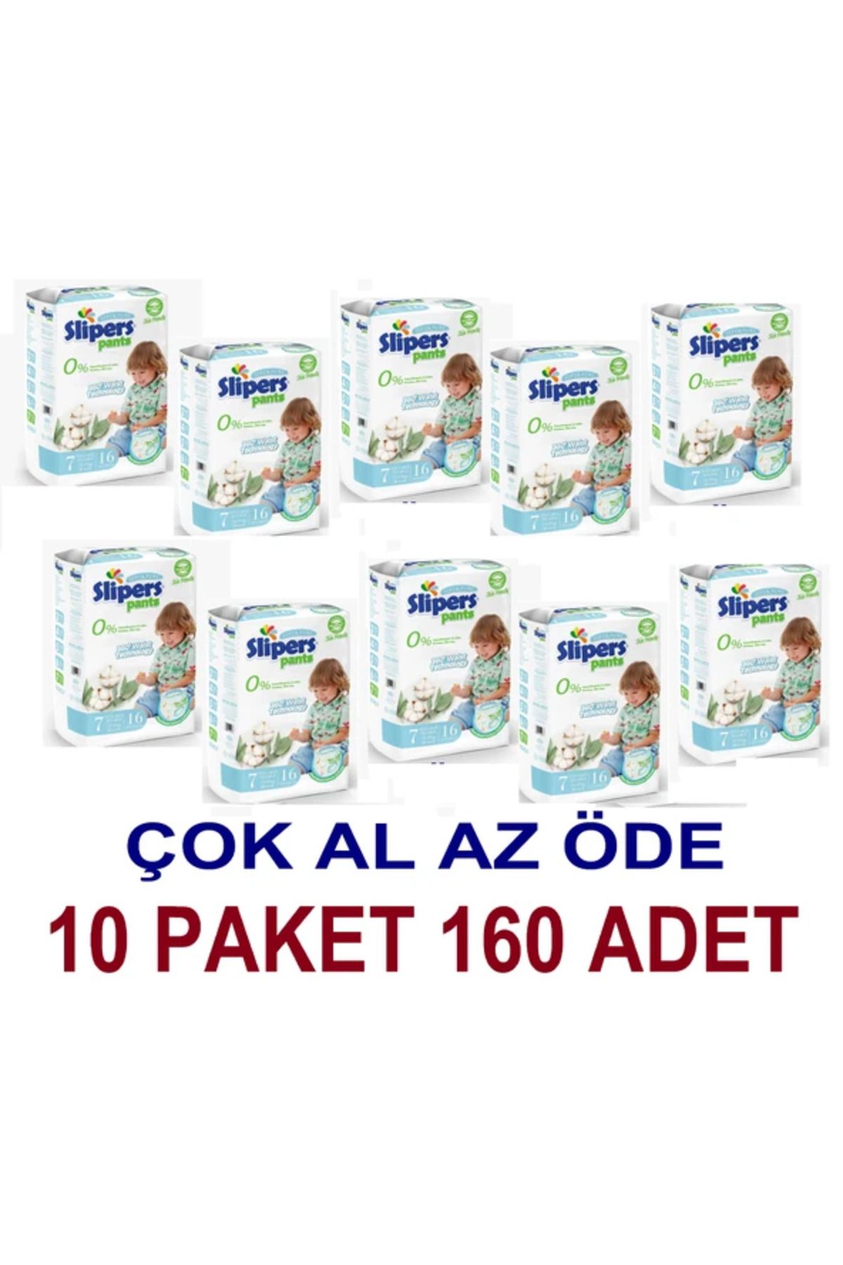 PREDO SLİPERS KÜLOT 7 XXX LARGE BOY 16 LI(10*16=160)