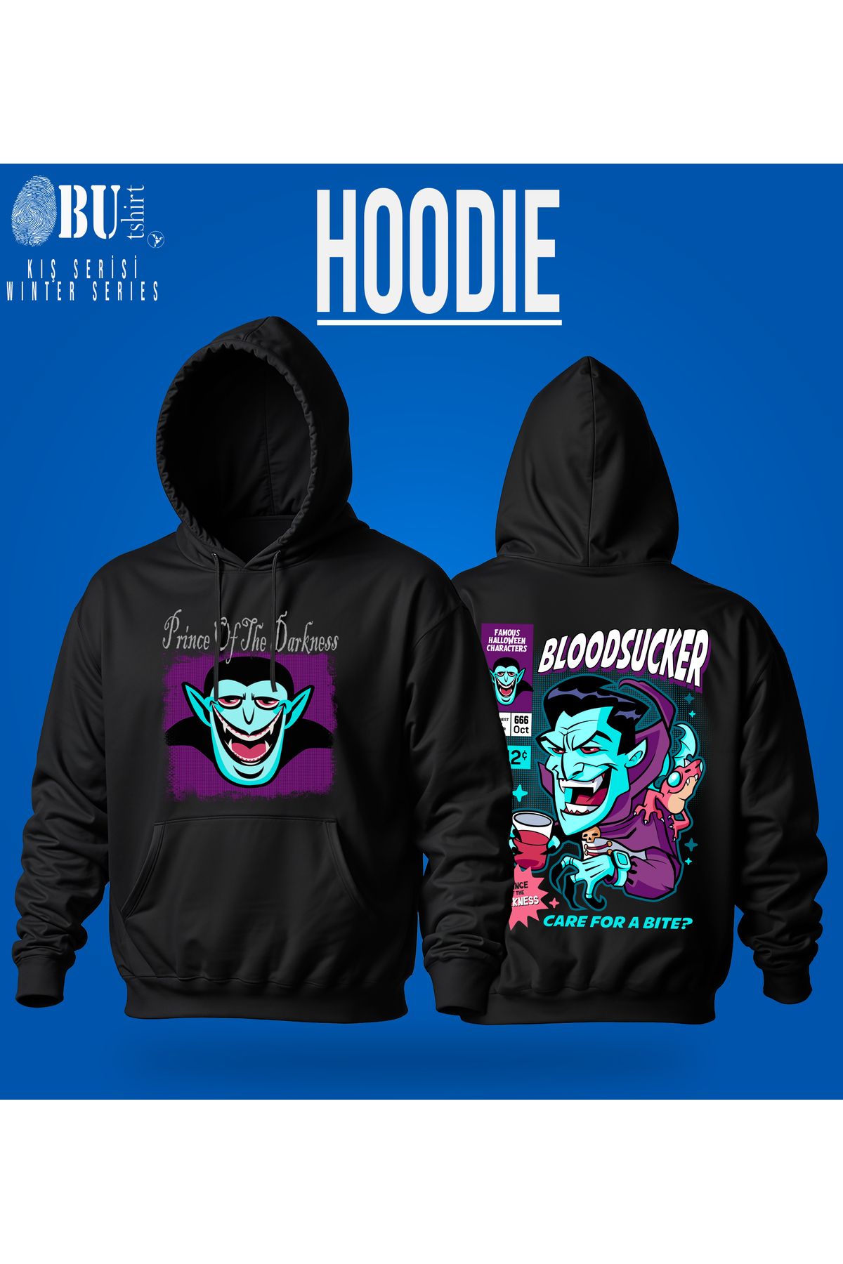 BUTSHIRT Prince Of The Darkness - Bloodsucker' BASKILI HOODIE & DAR KALIP SWEATSHIRT