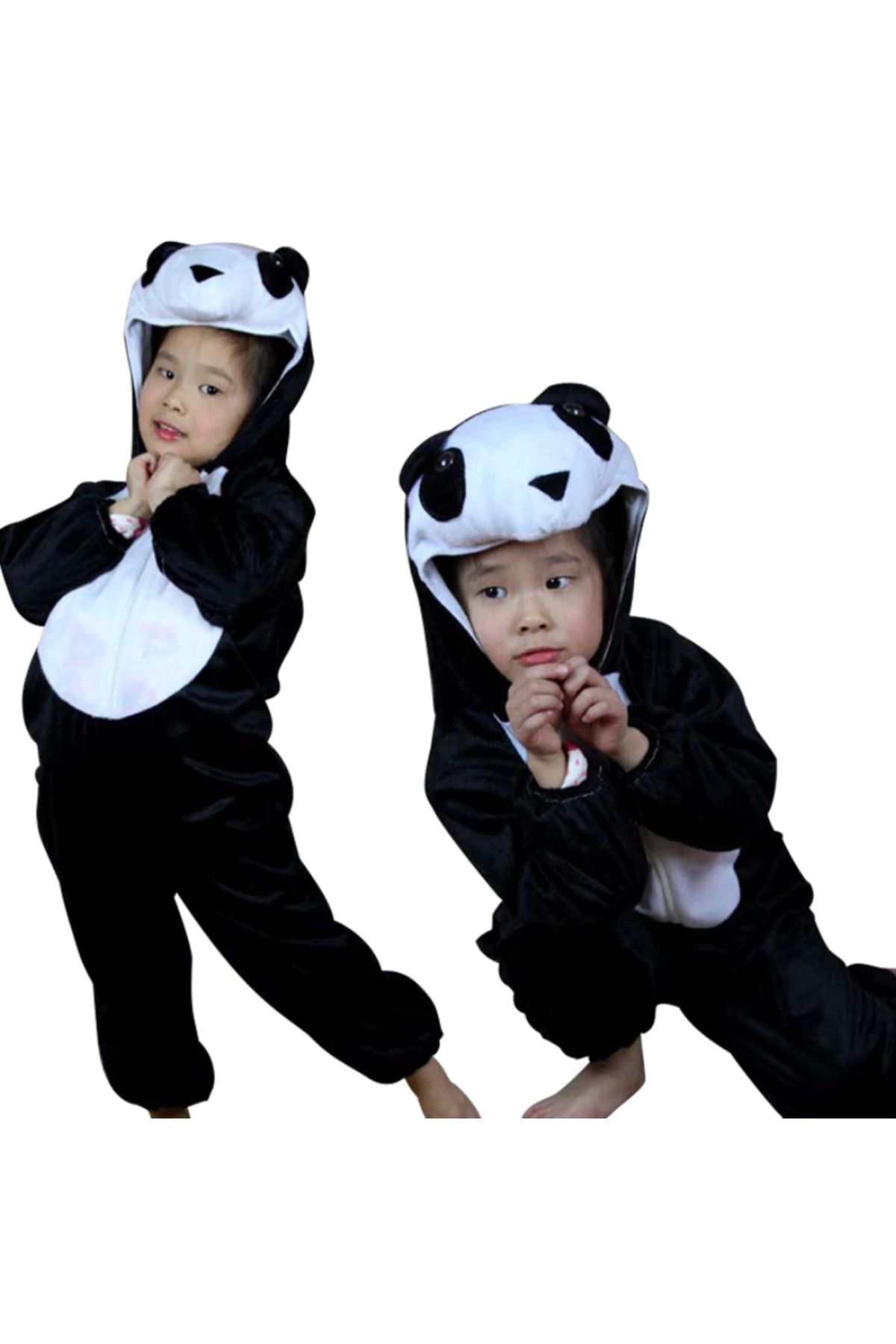 kapsulavm Çocuk Panda Kostümü 6-7 Yaş 120 Cm