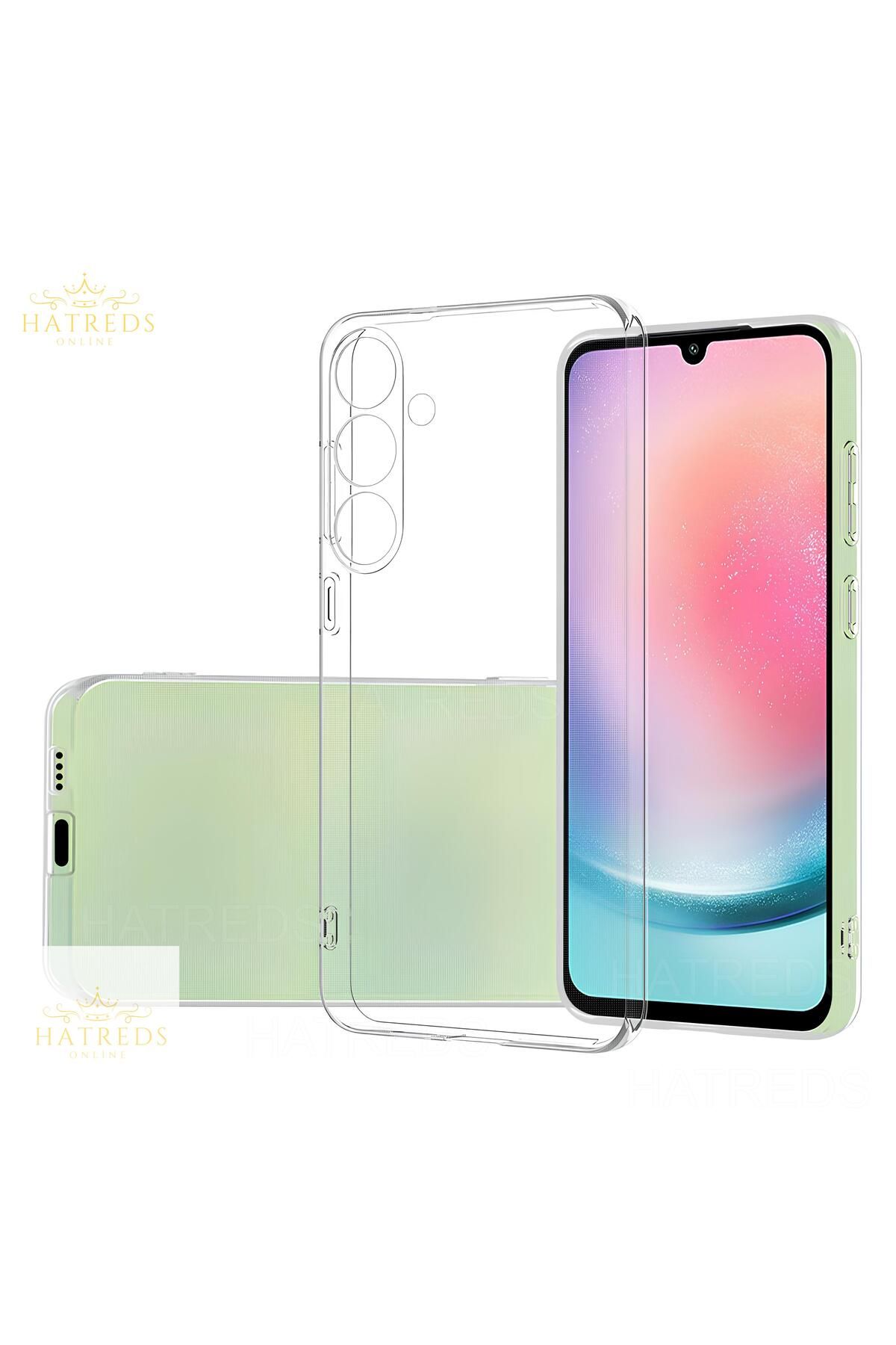 Hatreds Galaxy A36 Kılıf Şeffaf ve Esnek Silikon Kapakk