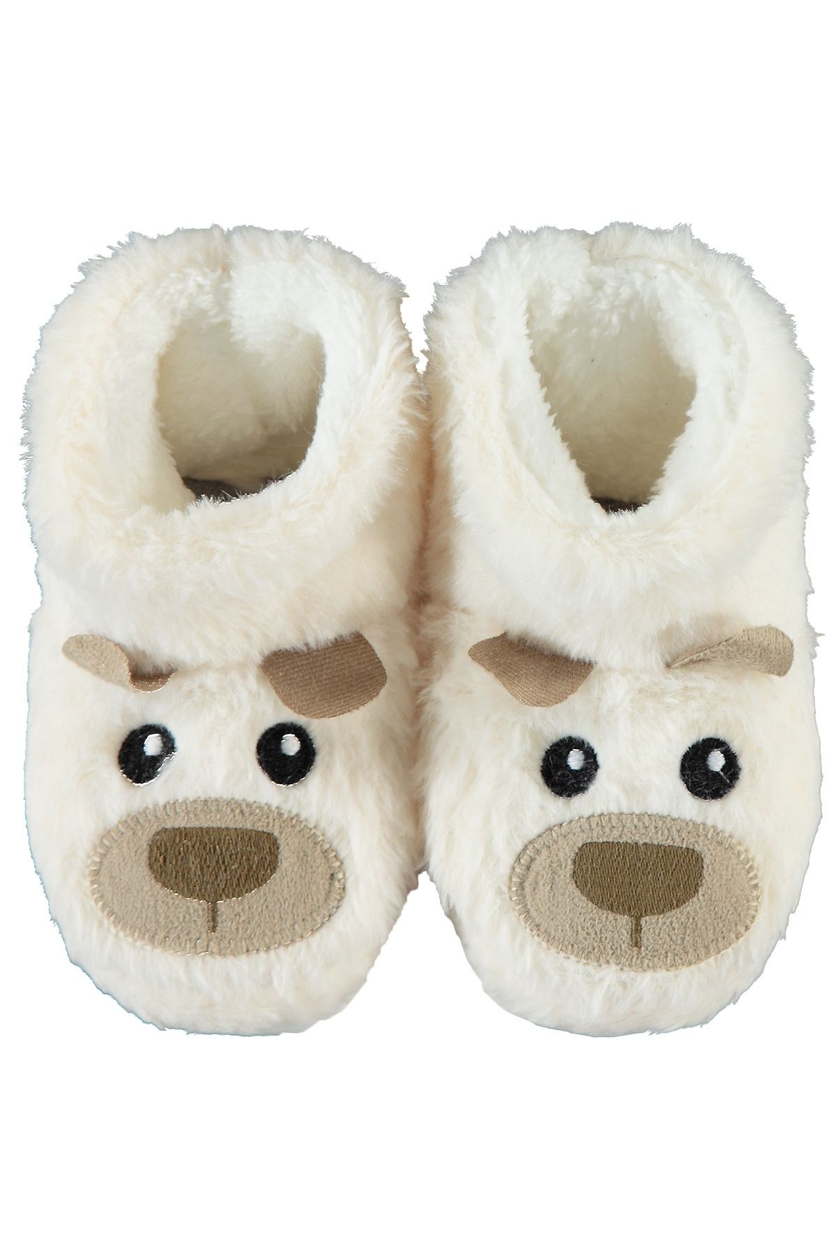 Civil Boys-Boy's Slippers - Size 19-23 Ecru 2