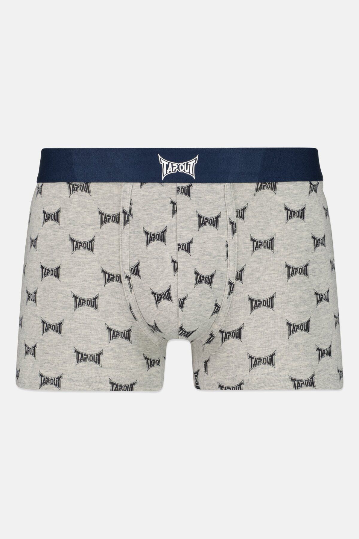 Tapout-Men 3 Pcs Allover Print Boxer Brief, Navy 5