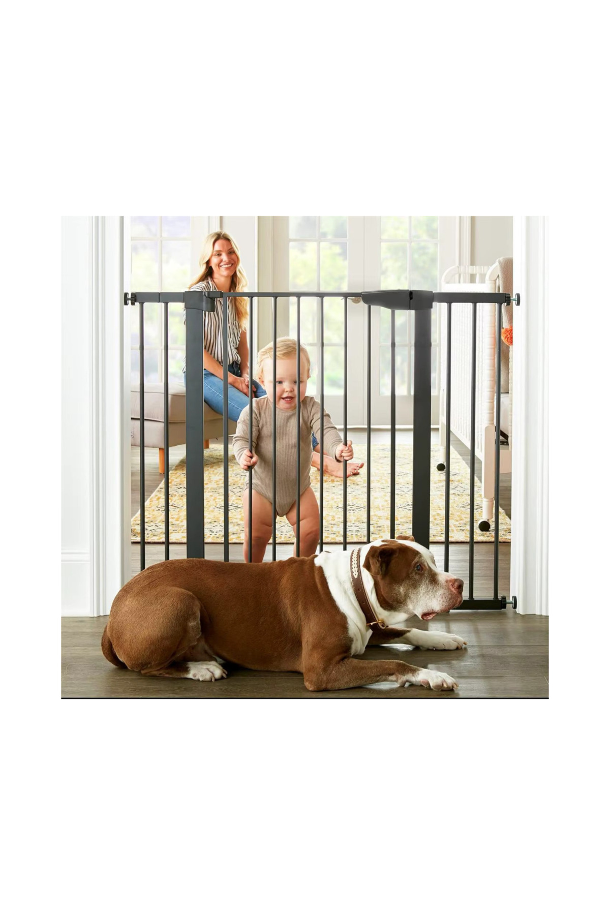 GUİMO Guimo 75-85 Cm Bebek Çocuk Pet Güvenlik Ve Merdiven Kapısı Baby & Child Safety Gate fotoğrafı 3 (önizleme)