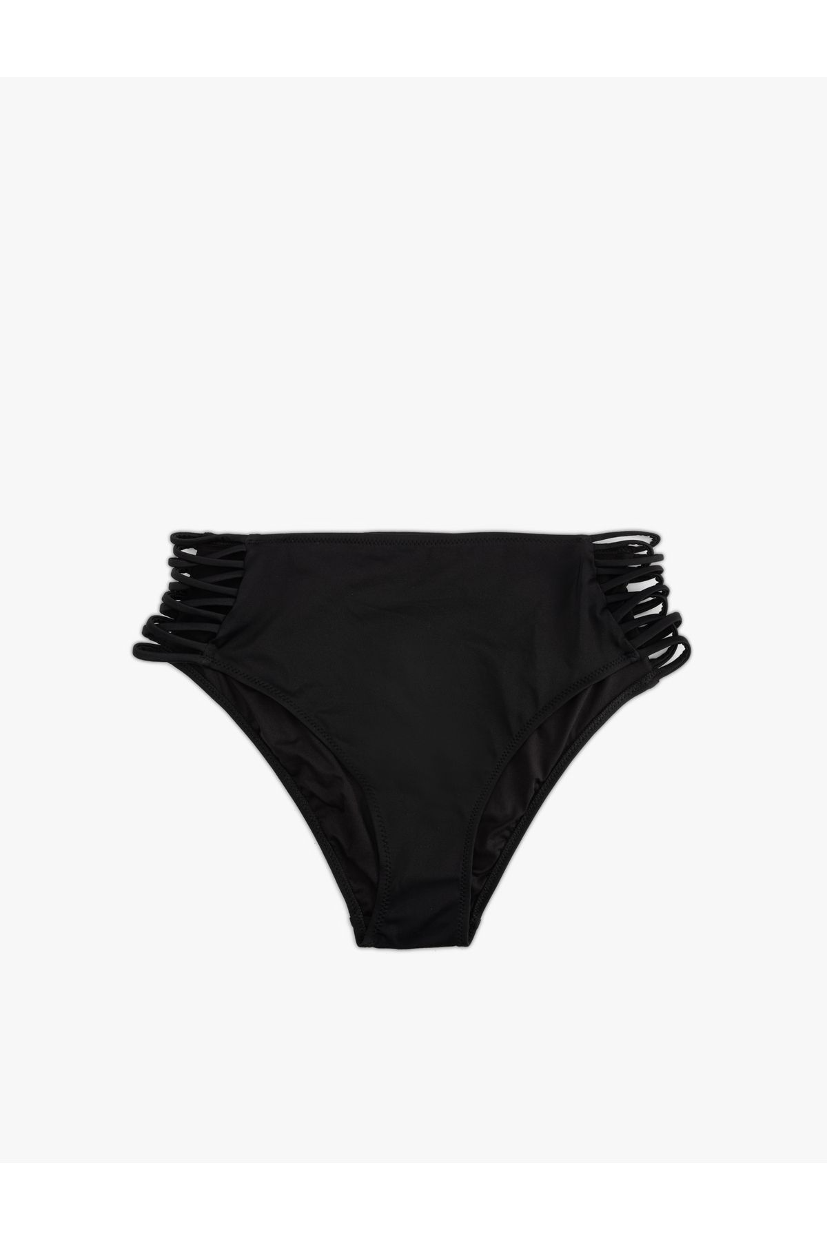 Koton-High Waist Bikini Bottom with Drawstrings on the Sides 1