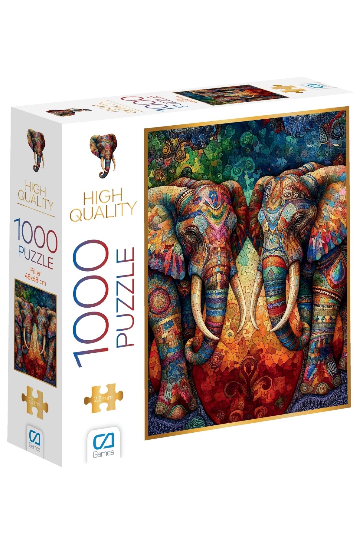 CA Games Filler 1000 Parça 2,2mm Kalınlık 48x68cm Profesyonel Hobi Puzzle Yapboz Serisi