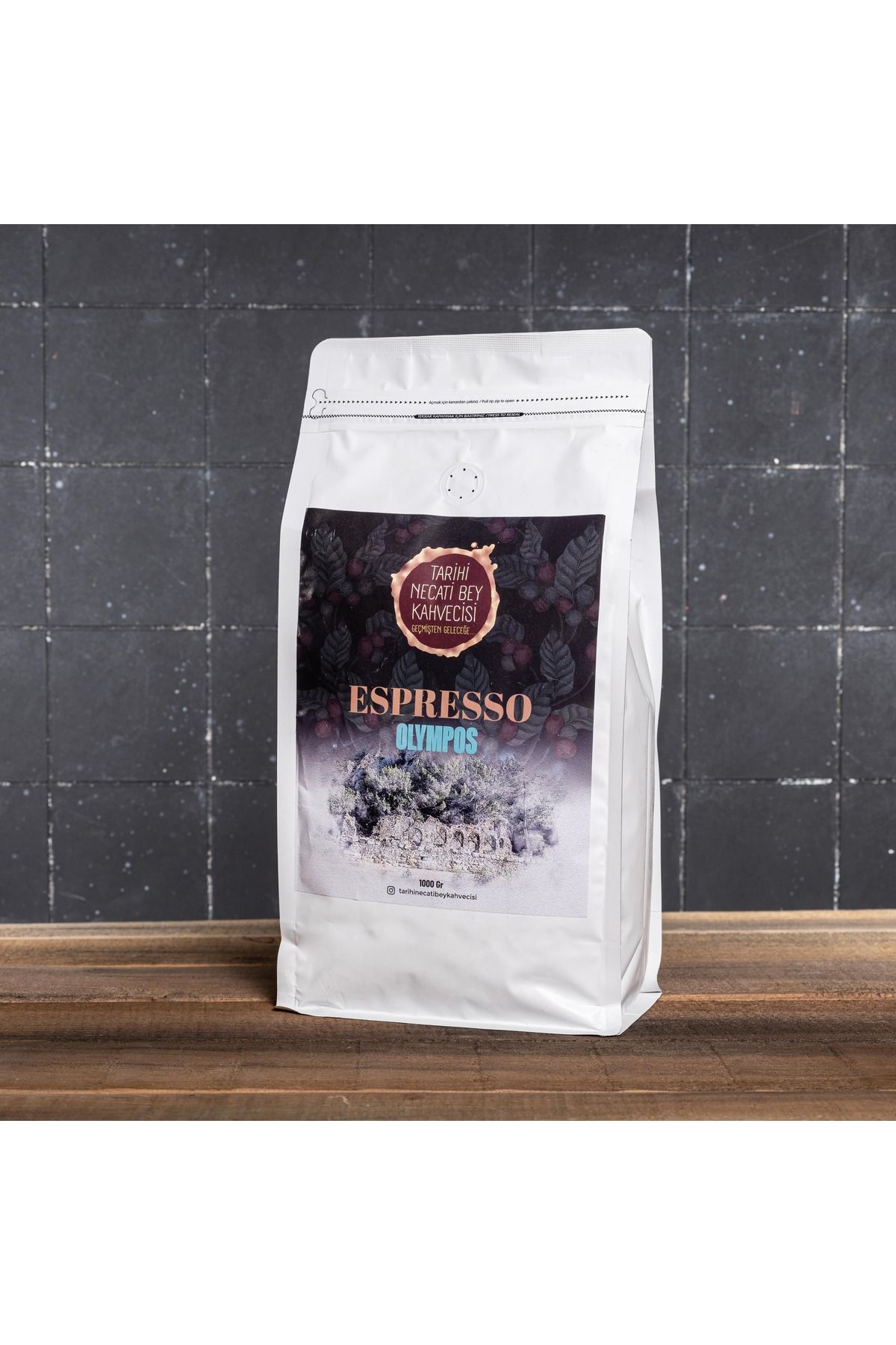 Tarihi Necati Bey Kahvecisi Tarihi Necatibey Kurukahvecisi Espresso Çekirdek Kahve | Olympos 1kg