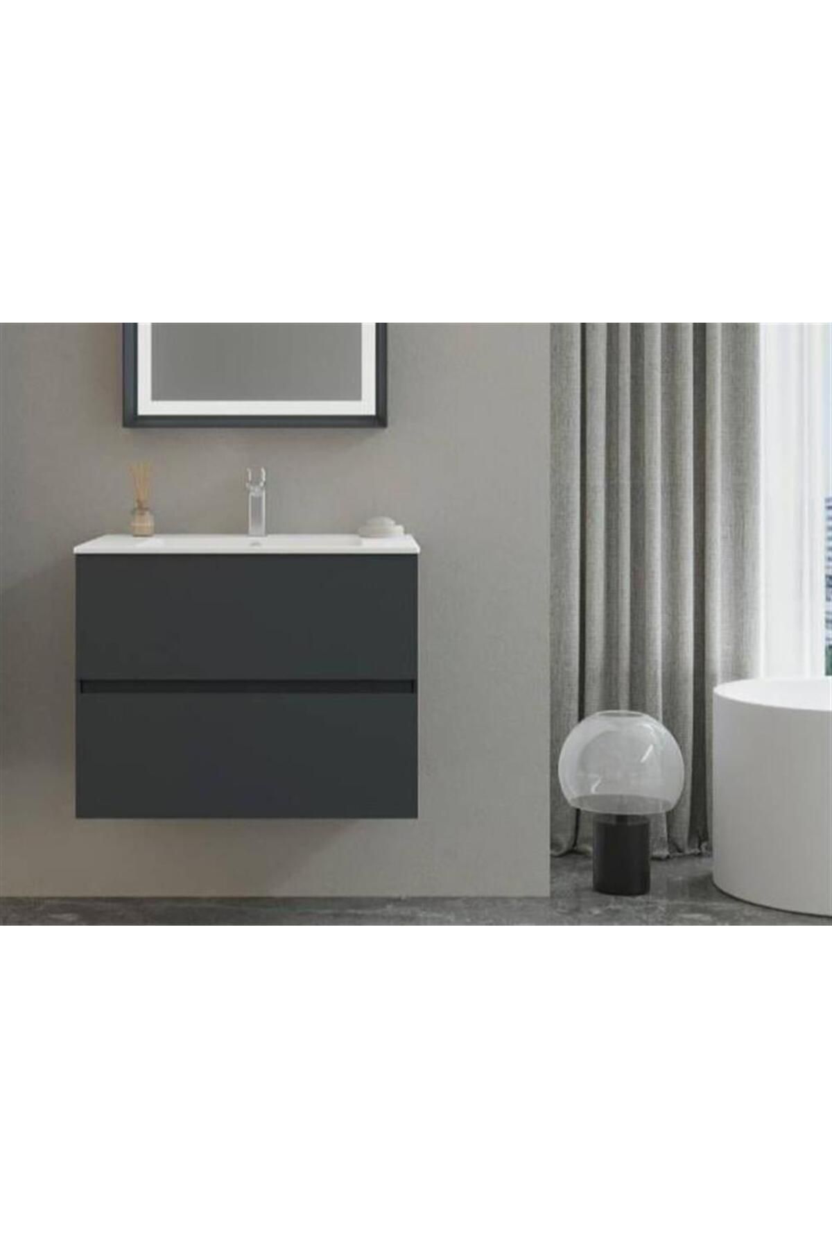 ORKA NEST 71 ALT+LAVABO MAT ANTRASİT 5001619