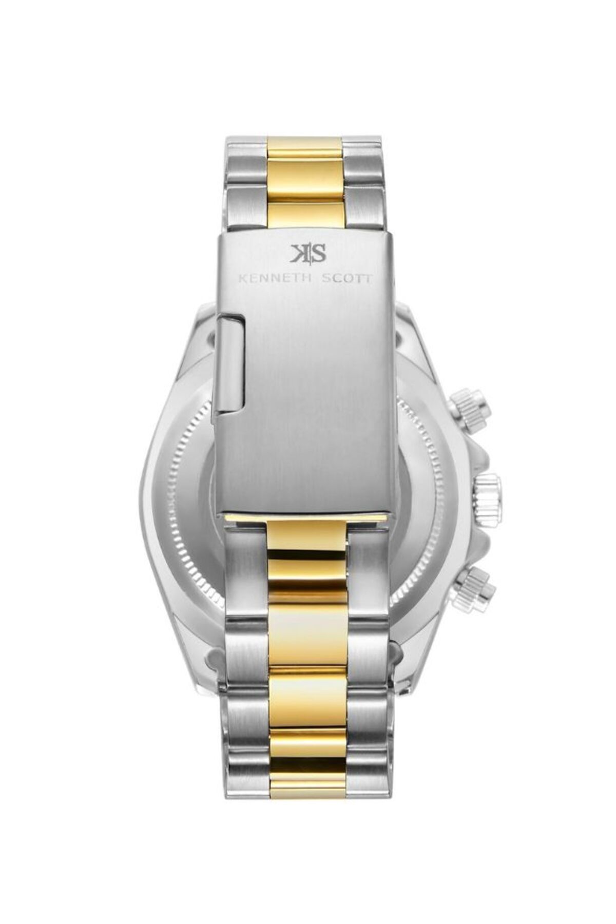 Kenneth Scott-Kenneth Scott Men Multi Function White Dial Watch - K23123-TBTW 3