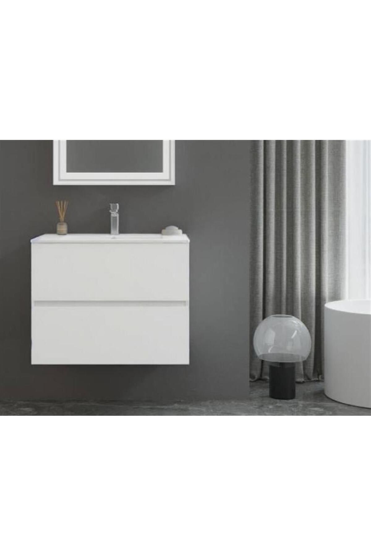 ORKA NEST 71 ALT+LAVABO MAT BEYAZ 5001614