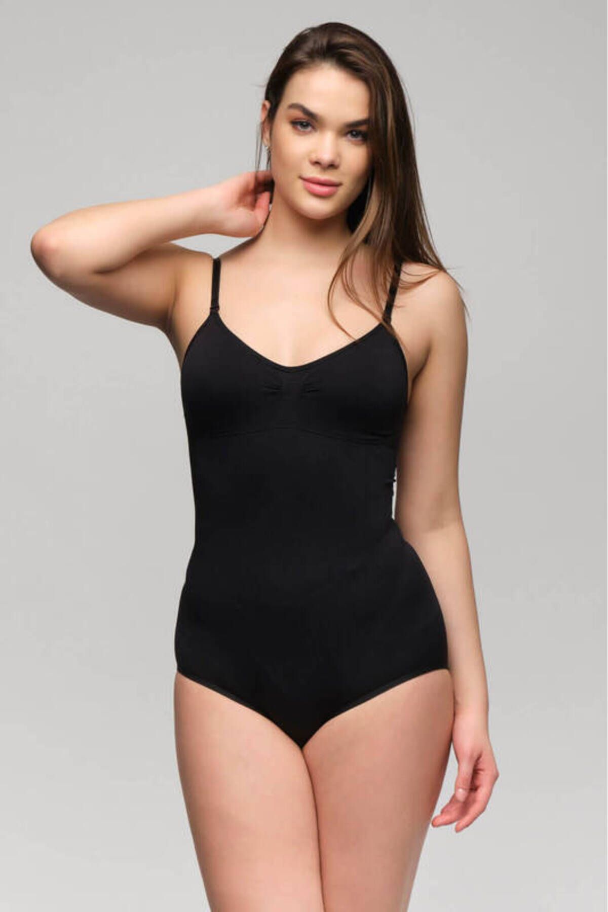 Shop58 Dikişsiz Pedli Çıtçıtlı Toparlayıcı Body 1925