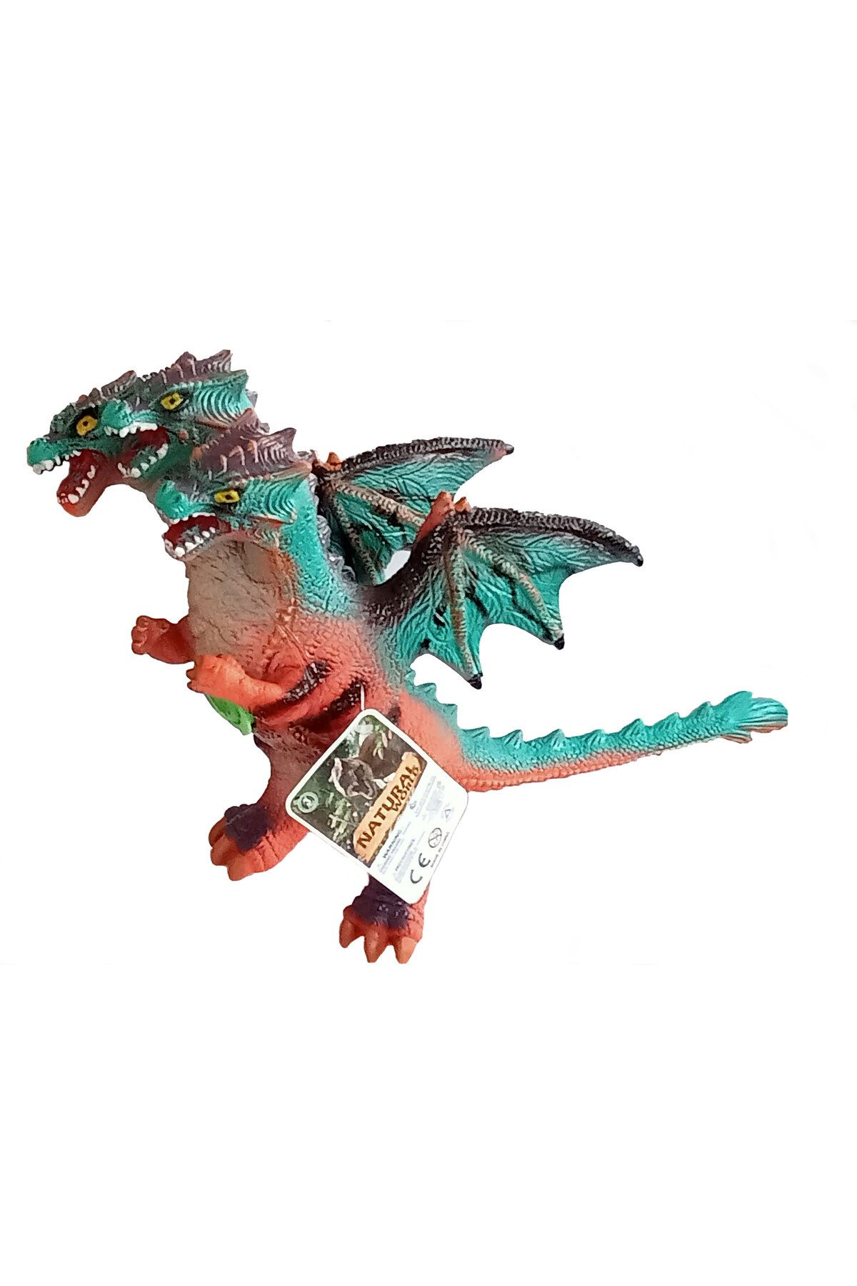 CT-TOYS Sesli 3 Kafalı Ejderha Oyuncak 25x35 cm