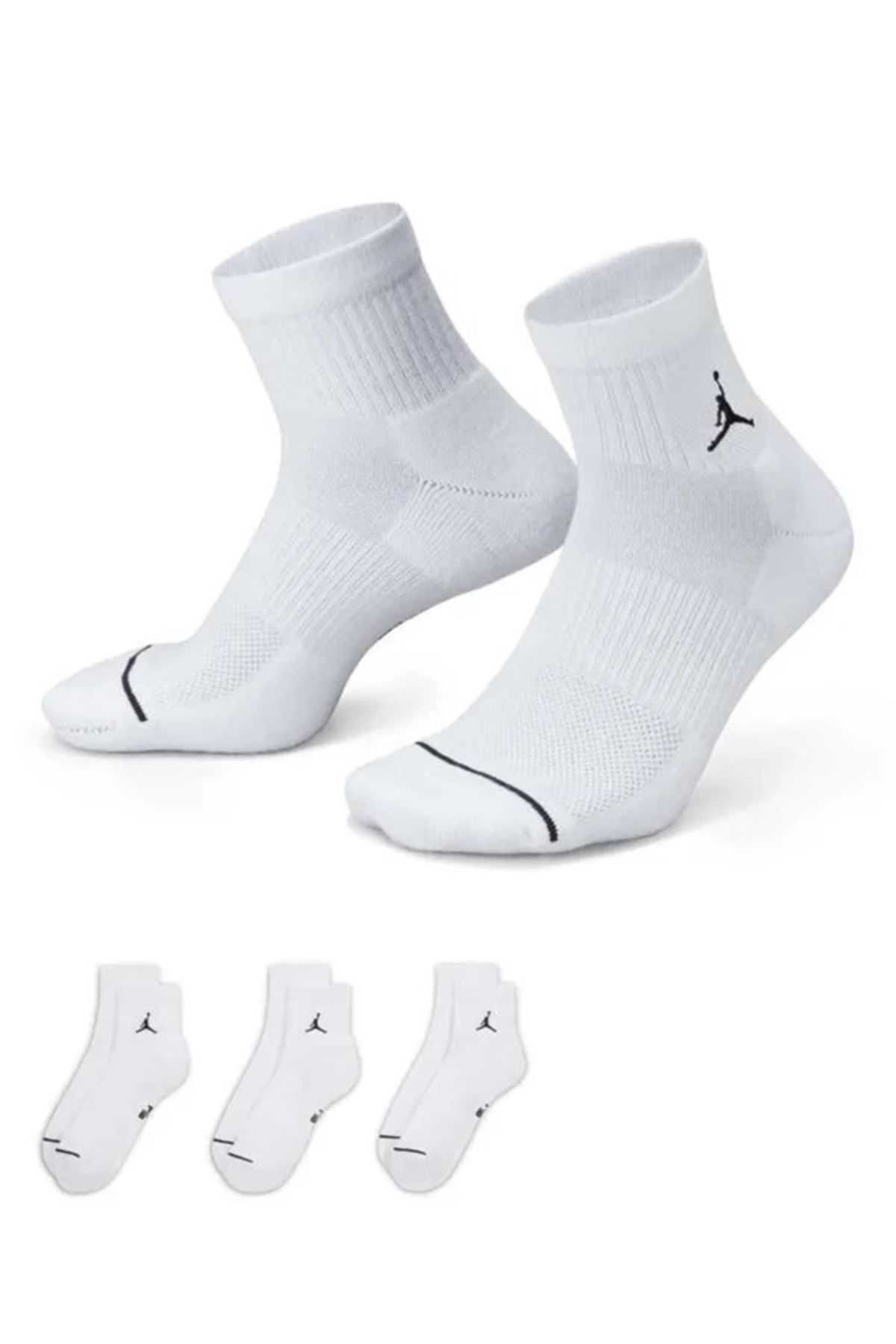 Nike Jordan Everyday Cush Poly Ankle Çorap (3 Çift)