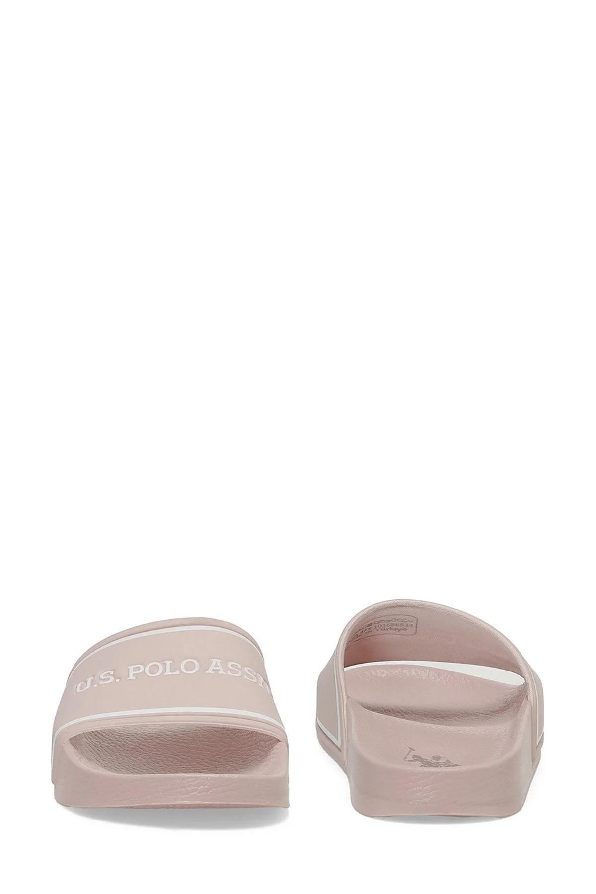 دمپایی ورزشی صورتی دخترانه و بچگانه پایه چوگان Assn. Sonya 4fx Pink Girls Dlippers A10168683312010 U.S. Polo Assn.