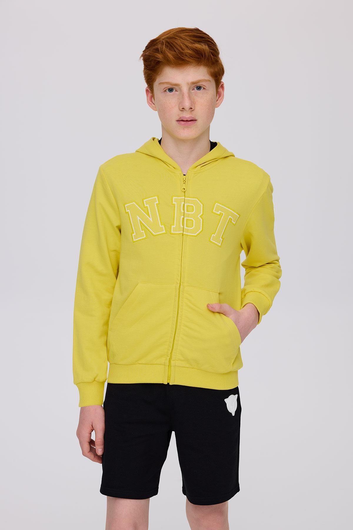 Nebbati-Bg Store Boys Yellow Tracksuit Top 2