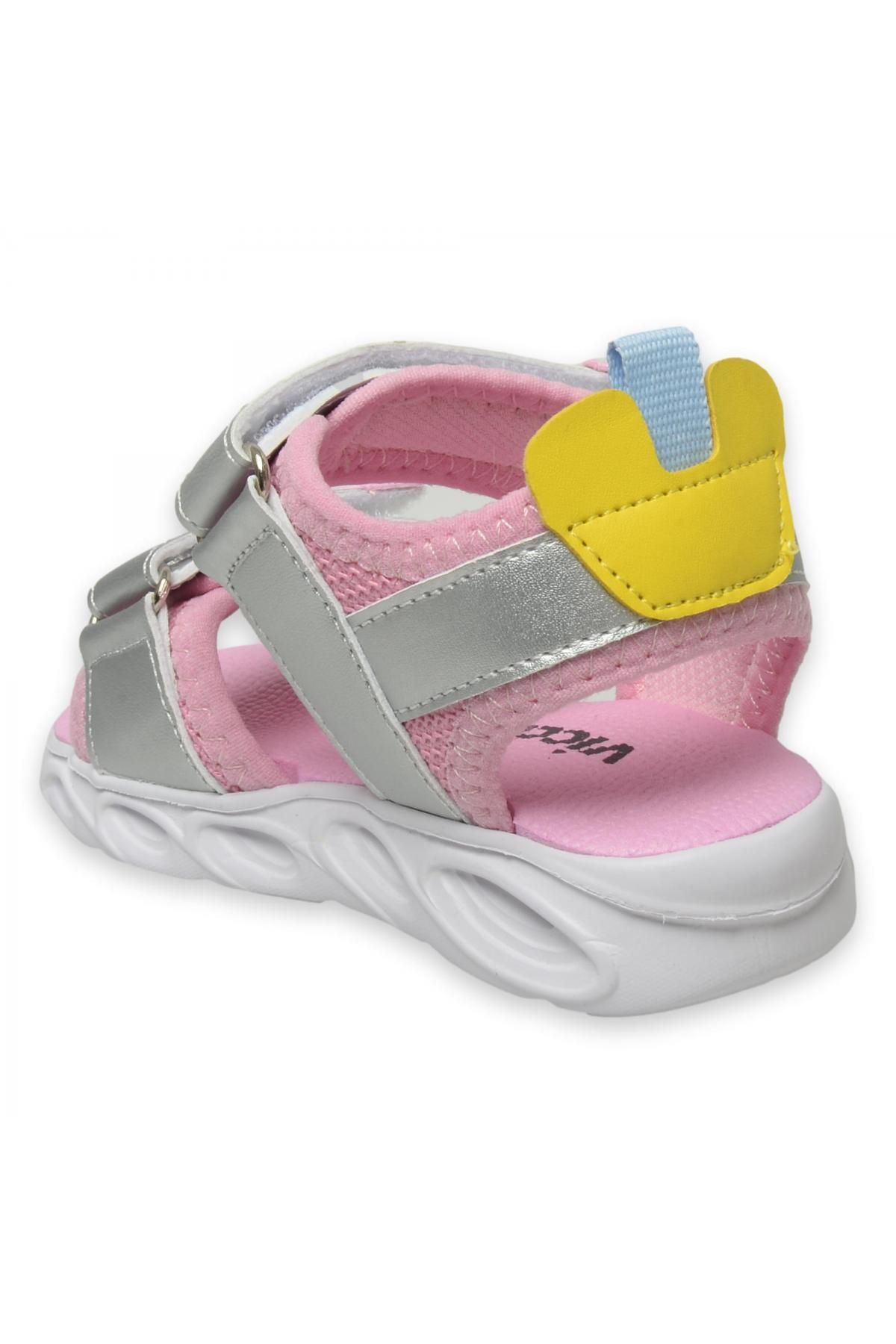 صندل ورزشی صورتی پسرانه و دخترانه بچگانه Hilda Baby Sandalti 321.B24y.204 06 Vicco