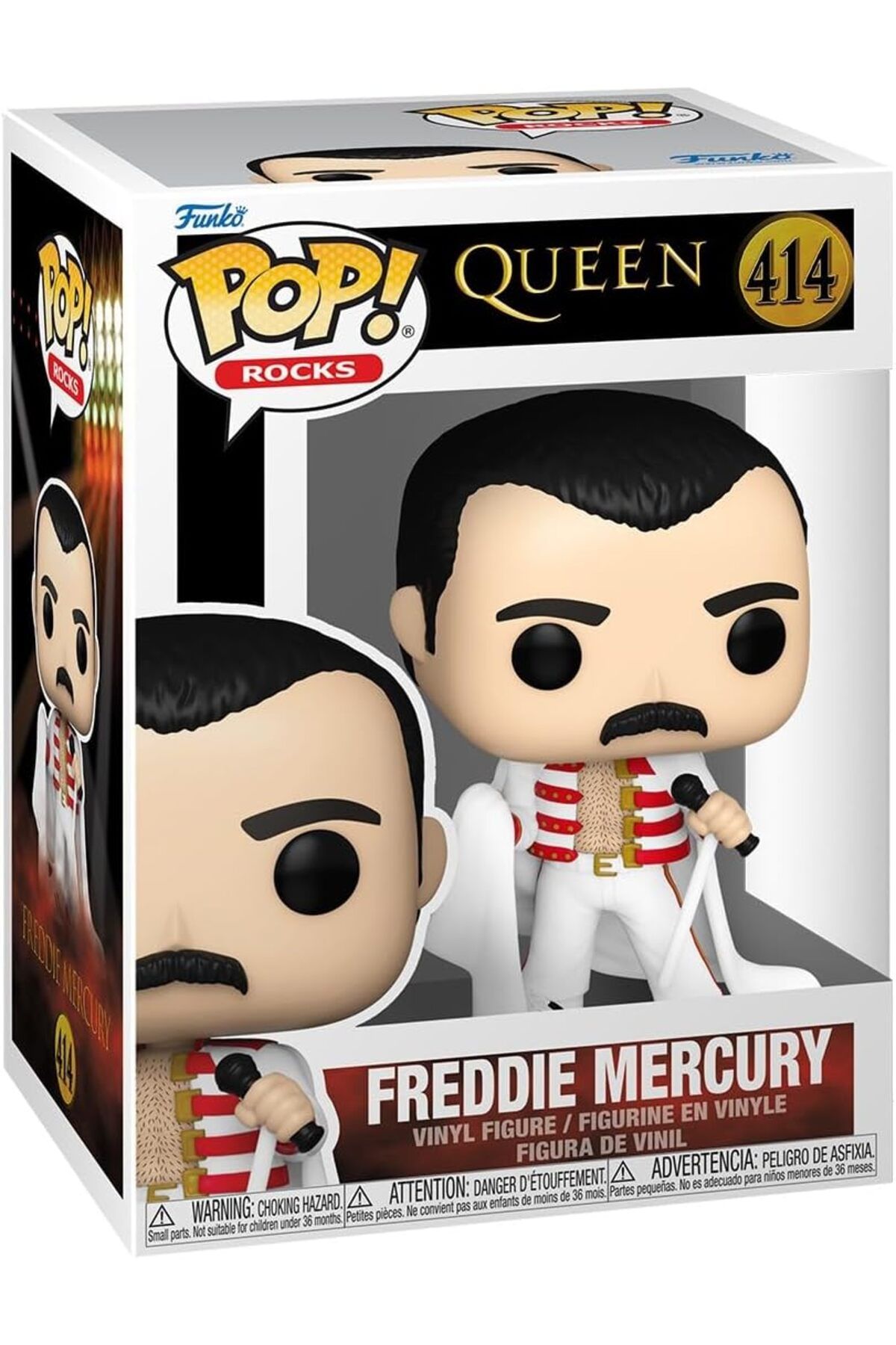 Funko Pop Rocks Queen - Freddie Mercury With Cape No:414