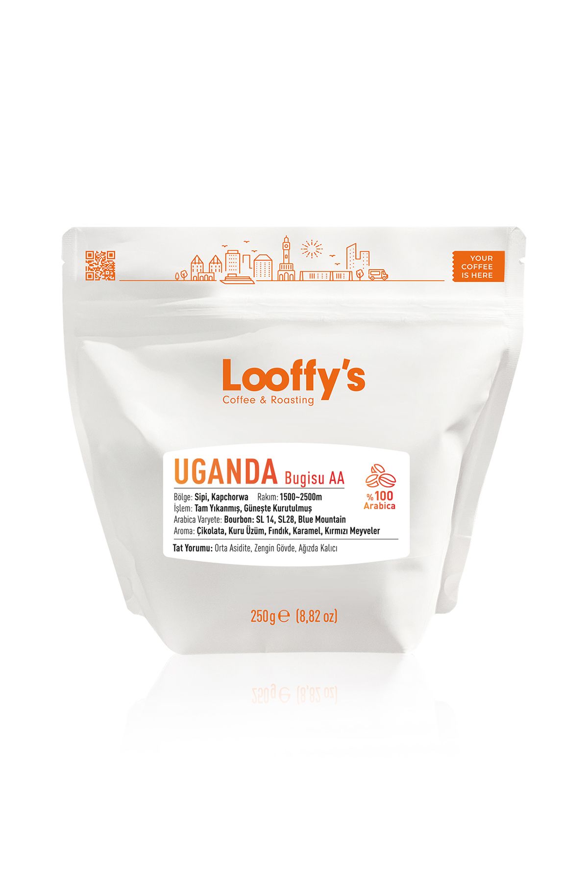 Looffy's Coffee Uganda Bugisu AA %100 Arabica (1000 Gram)