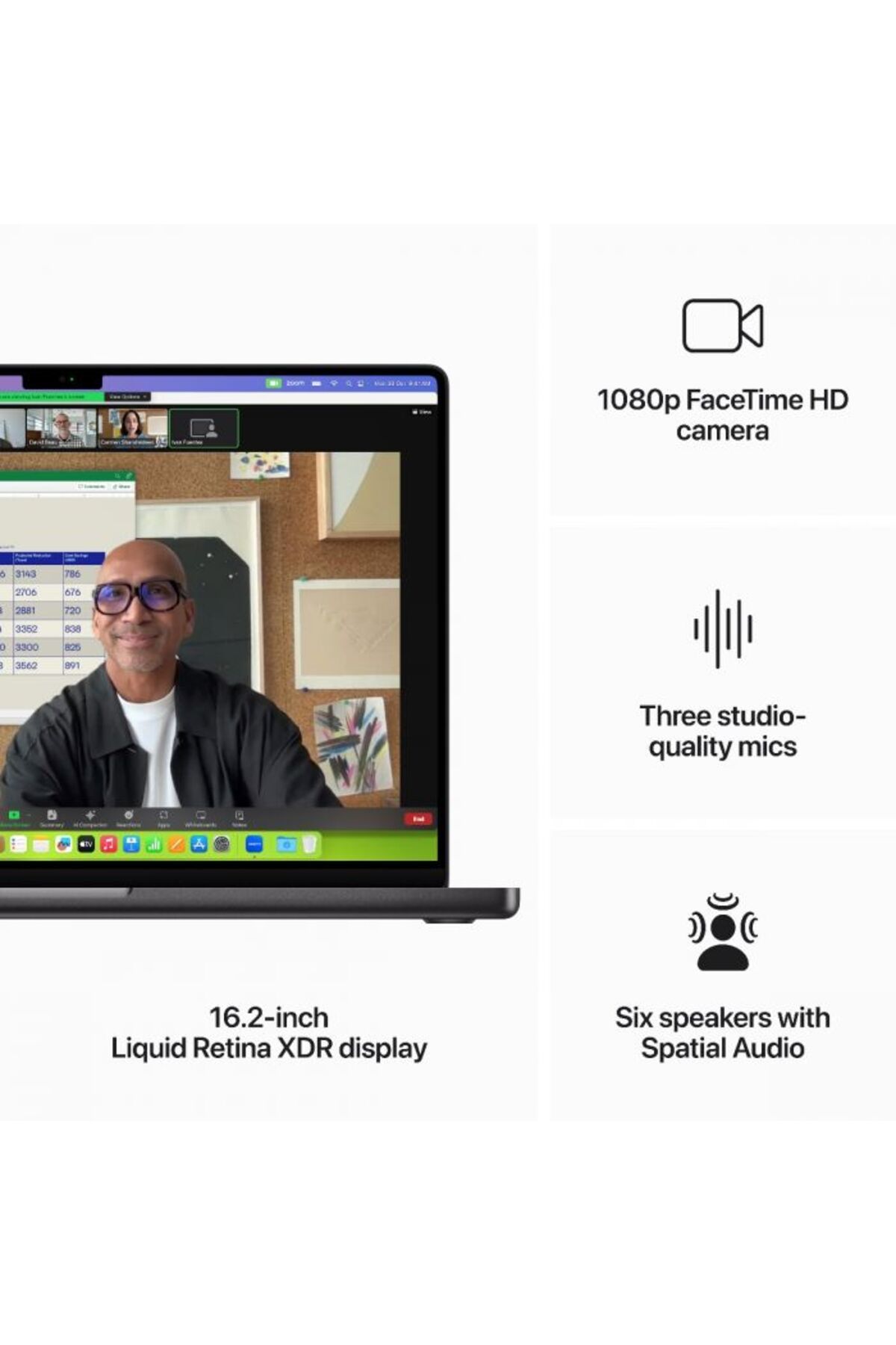 Apple-16-inch MacBook Pro: Apple M3 Max chip with 16‑core CPU and 40‑core GPU, 1TB SSD - Space Black 3