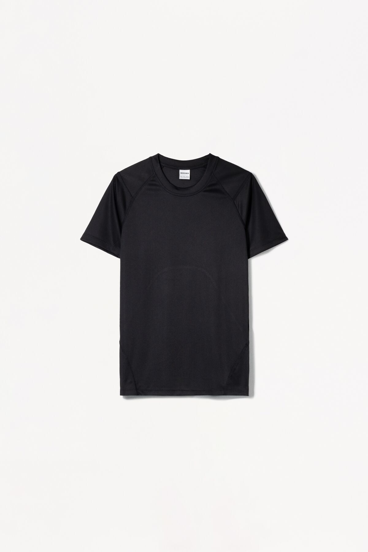 Bershka Dikiş detaylı kısa kollu slim fit t-shirt