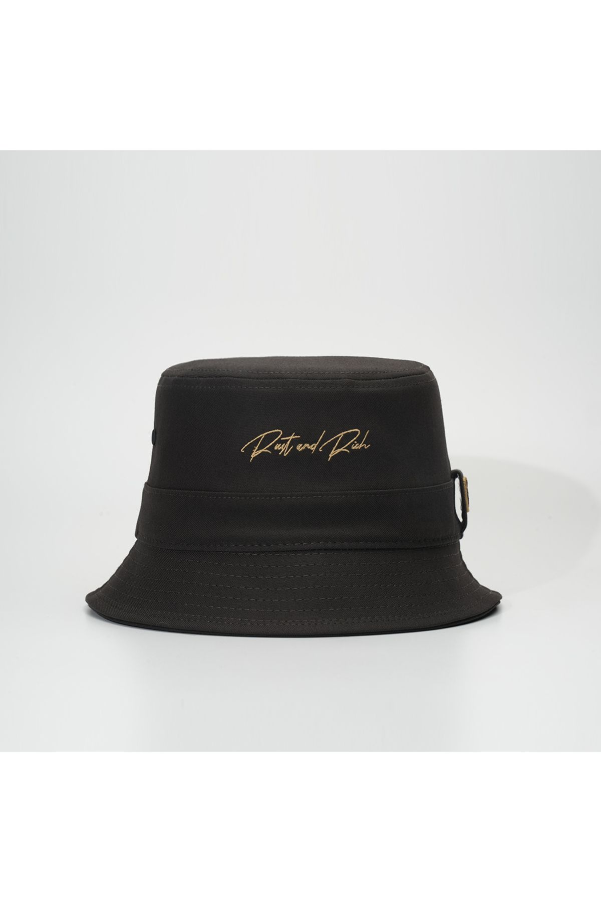 Rust&Rich Kadın Erkek Kahverengi Bucket Şapka-Timeless Collection-Basic S/M