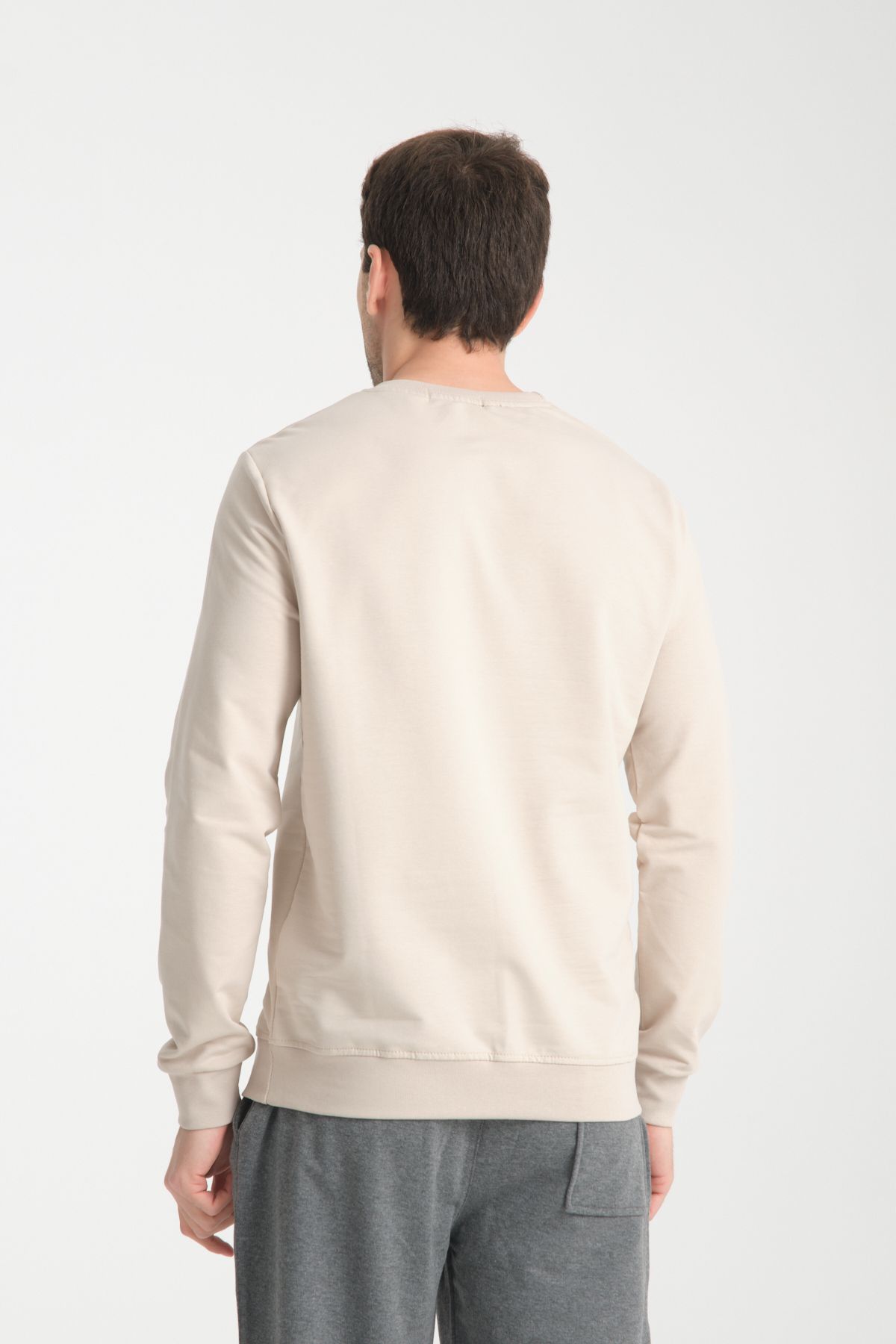 Rodi-Men's Long Sleeve Crew Neck Sweatshirt 3206 5