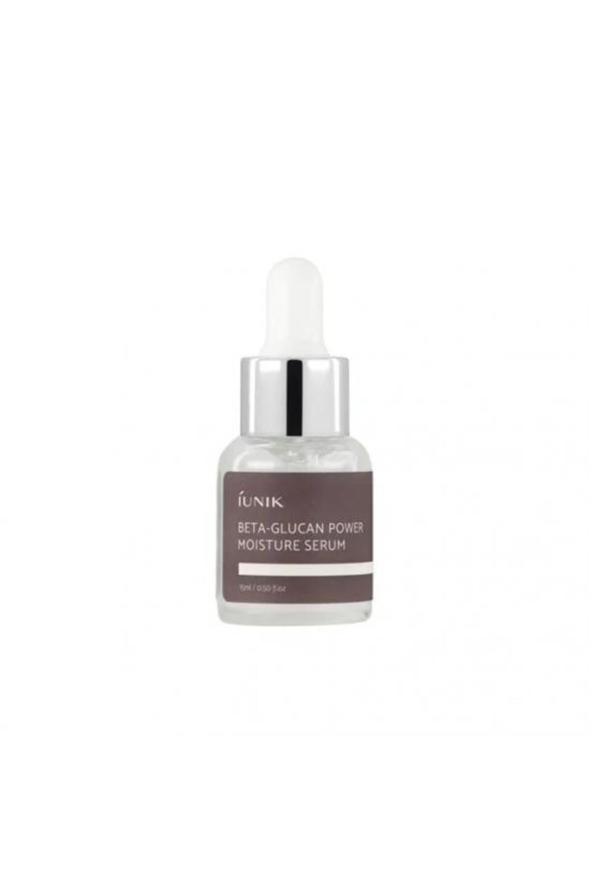 iUNIK-IUNIK Beta-Glucan Power Moisture Serum Miniature 15 ml - Hydrating and Soothing Face Serum MINI SIZE 1