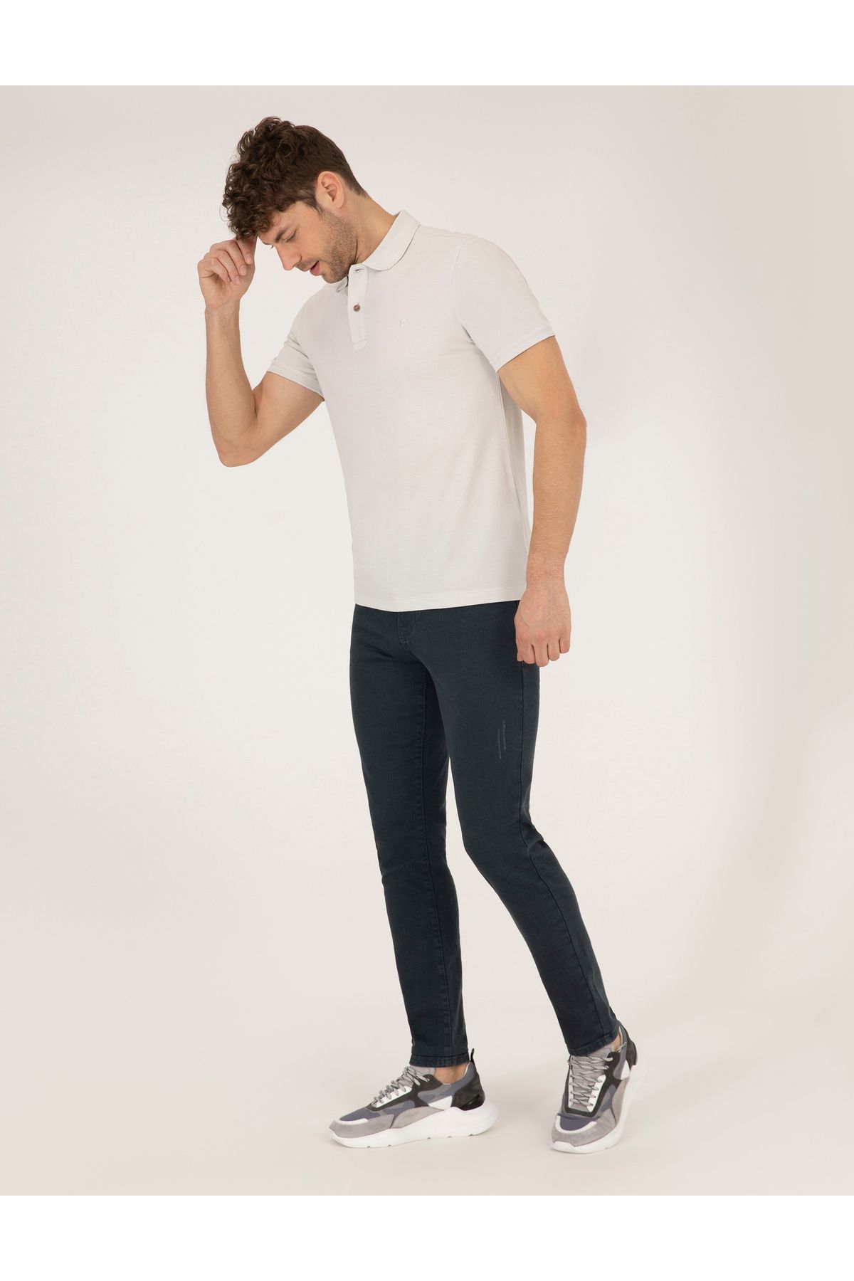 Pierre Cardin Koyu Yeşil Slim Fit Jean Pantolon 50267822-VR079