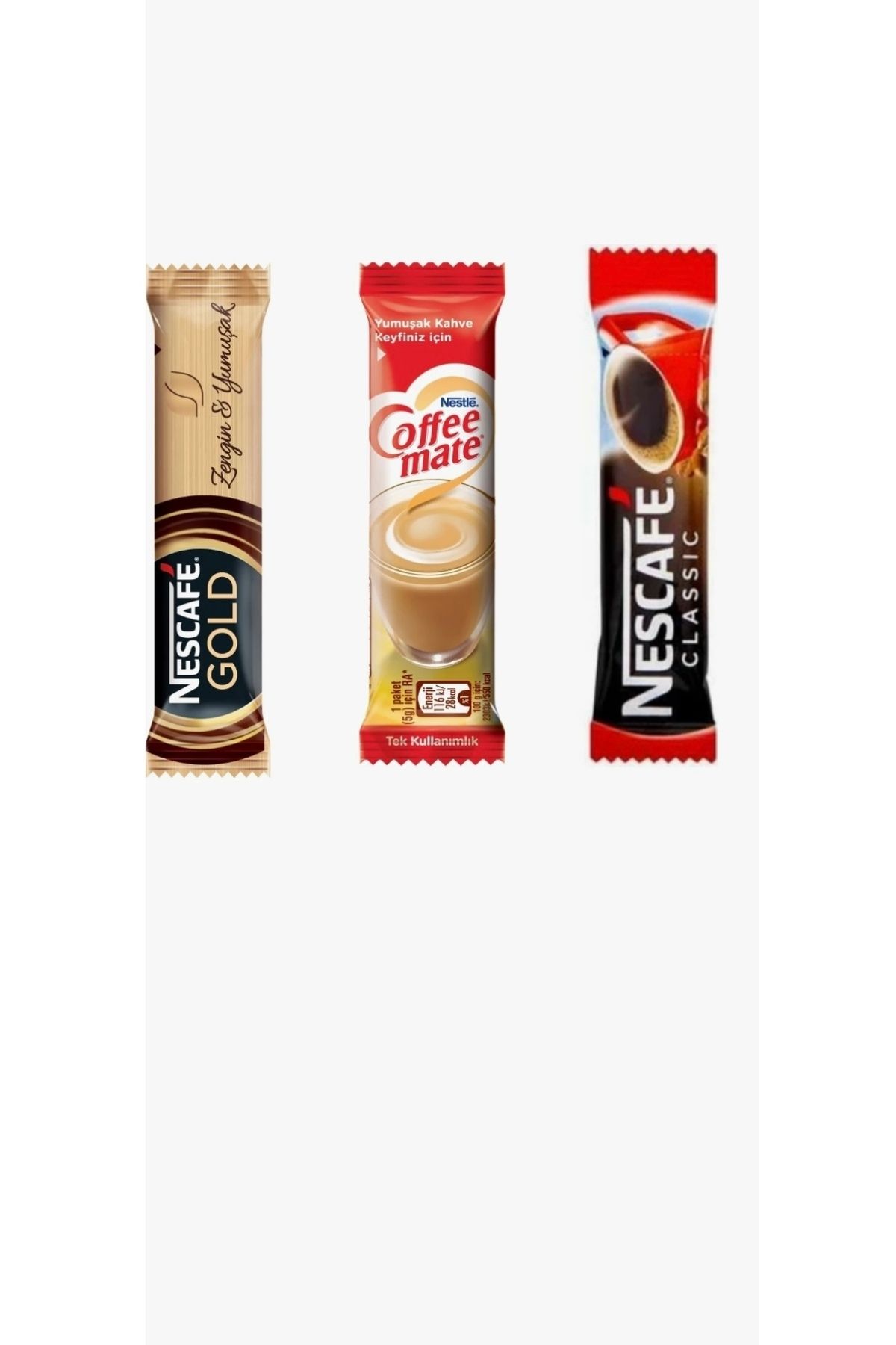 Nescafe Gold 1000x2gr, Classıc 1000x2gr, Coffe Mate 1000x5gr.