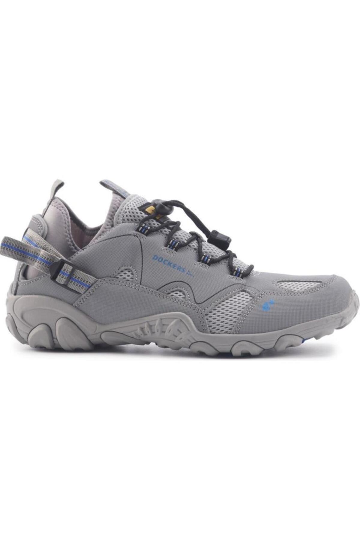 Dockers By Gerli DOCKERS 236850 FX GRİ COMFORT CASUAL SUYA DAYANIKLI SPOR SANDALET görsel 2