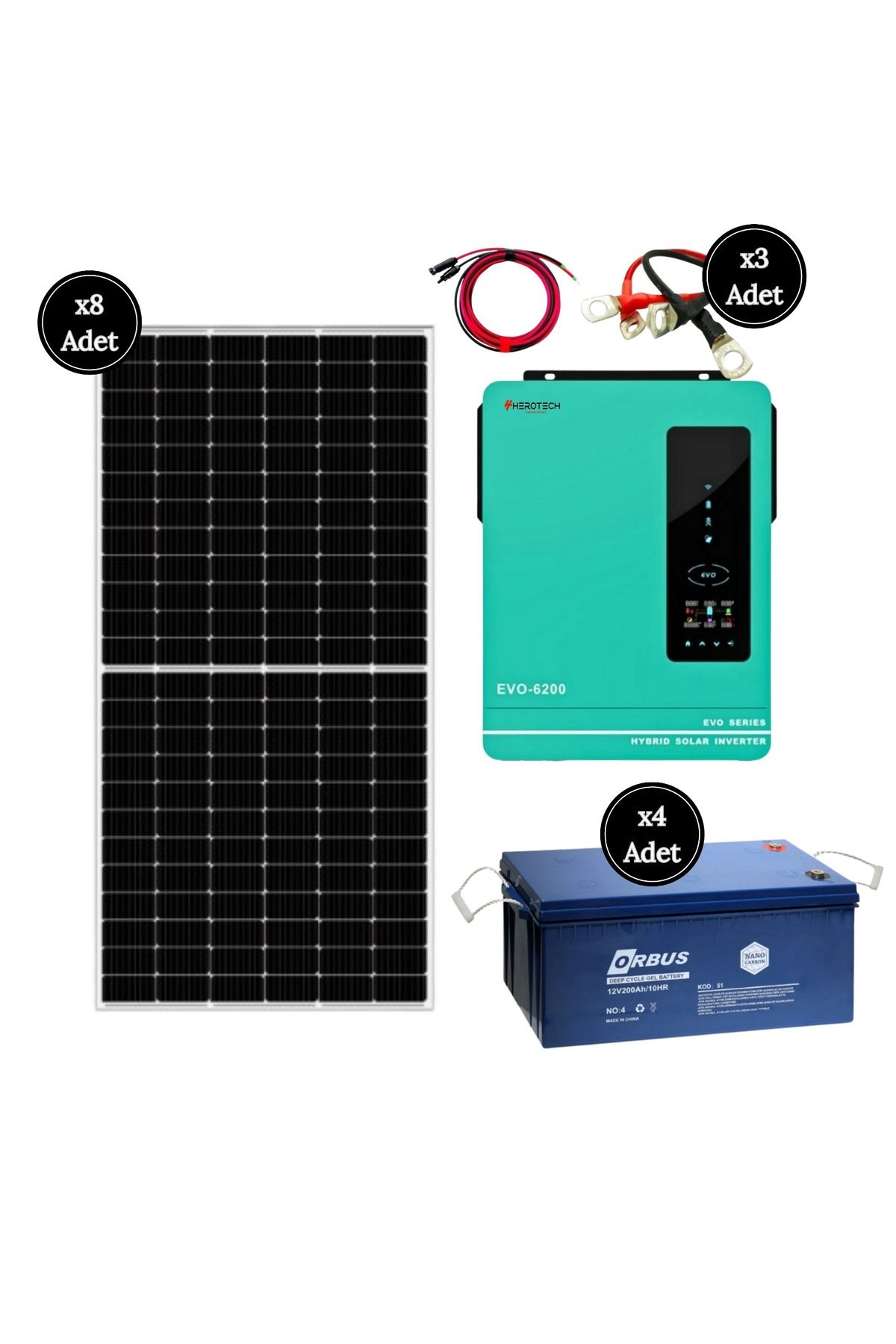 HEROTECH Solar Sanal Market 6 kW Solar Paket