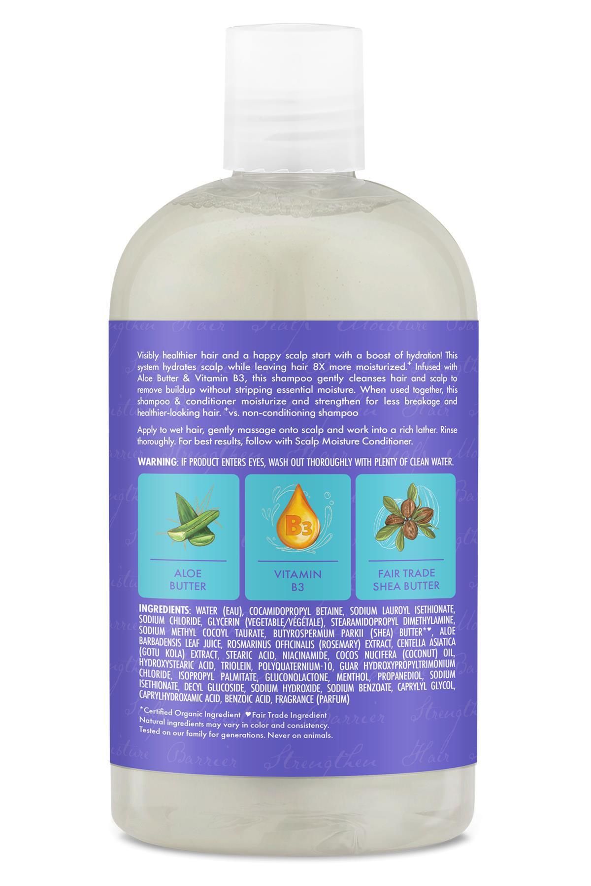 Shea Moisture-Aloe Butter Scalp Moisturizing Shampoo 384ml 2