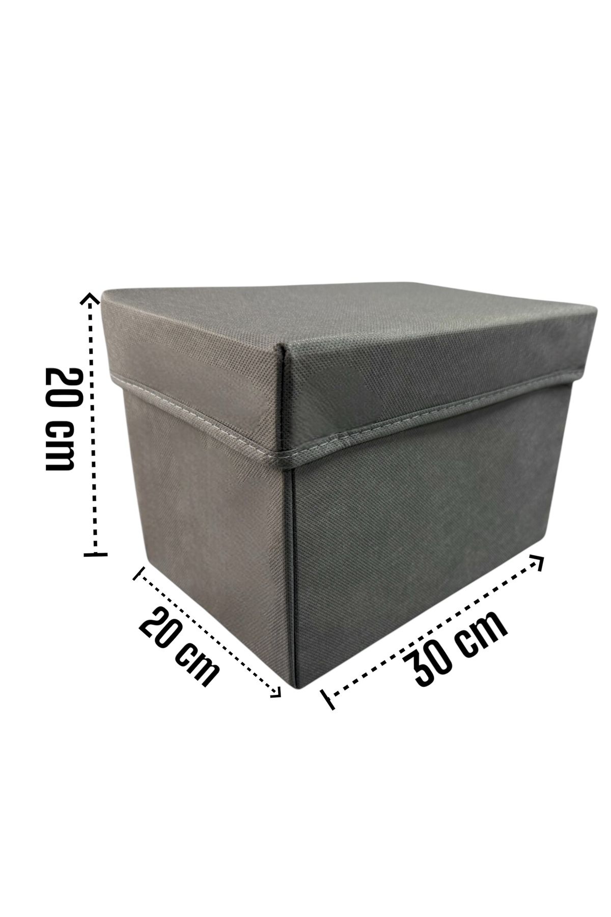 Balkan Room-Multi-Purpose In-Cabinet Organizer Storage Box with 4 Anthracite Lids Large 30X20X20 cm 3