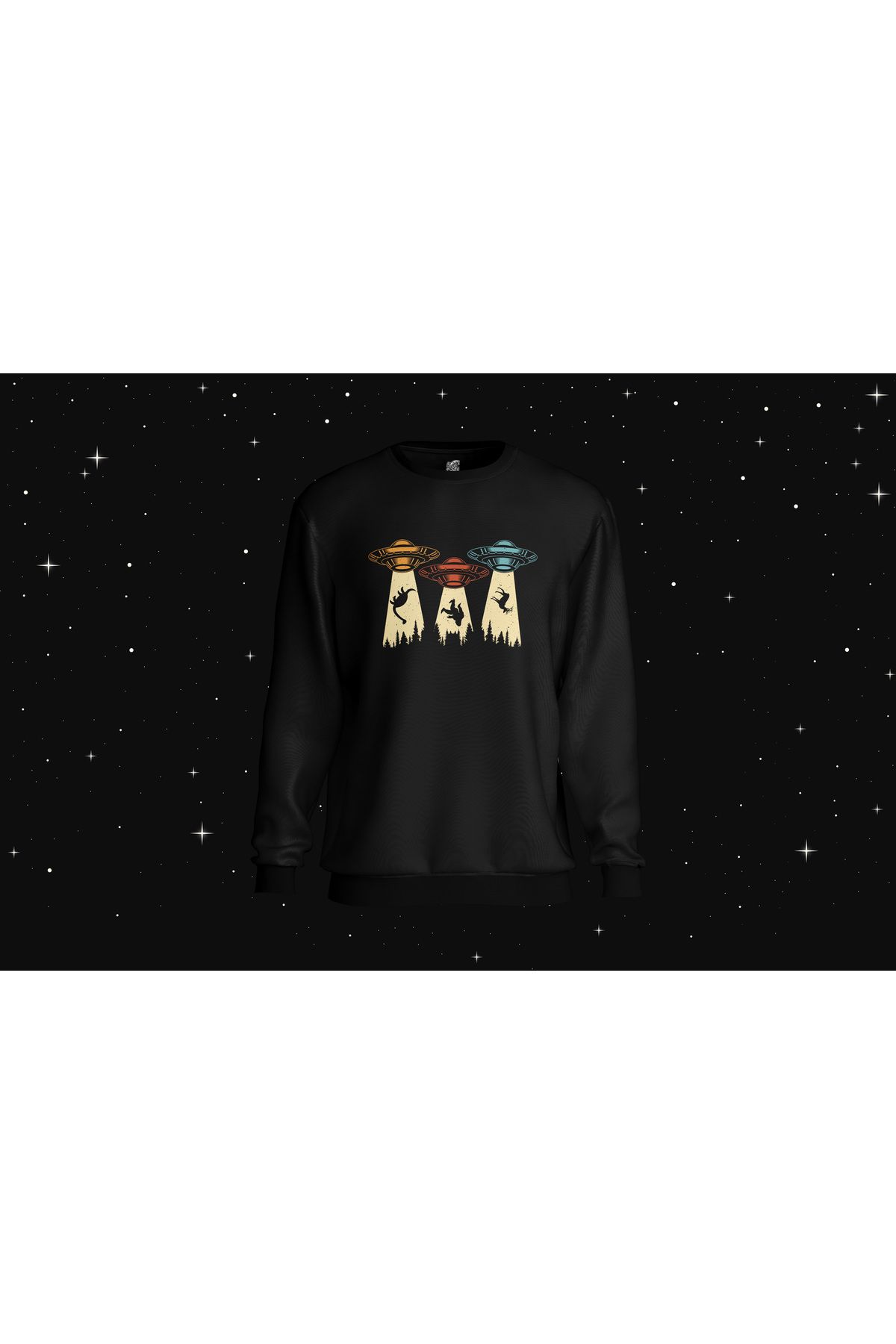 TASARIMATİK Ormandan Gökyüzüne Kaçış Sweatshirt