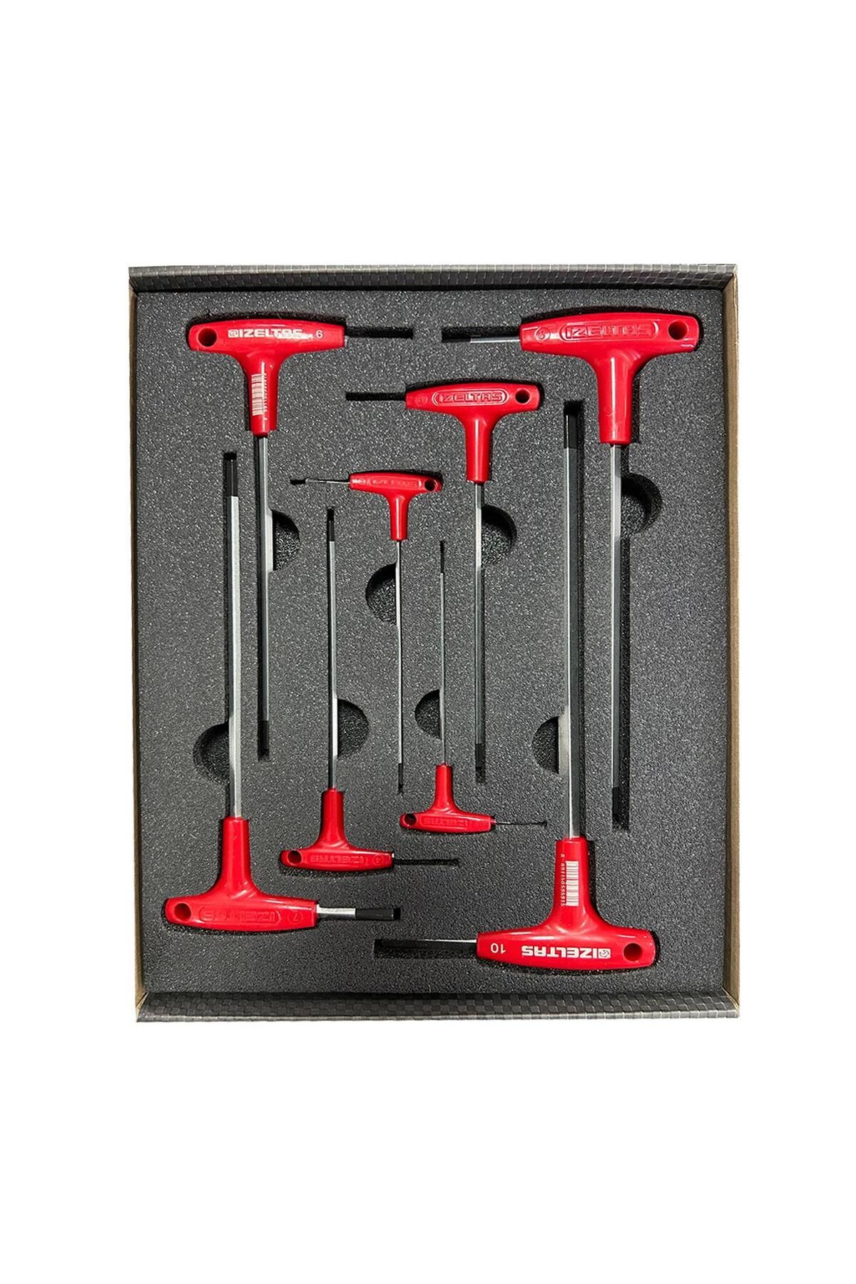 İzeltaş-İzeltaş 4920 8-Piece T-Type Allen Allen Key Set 2