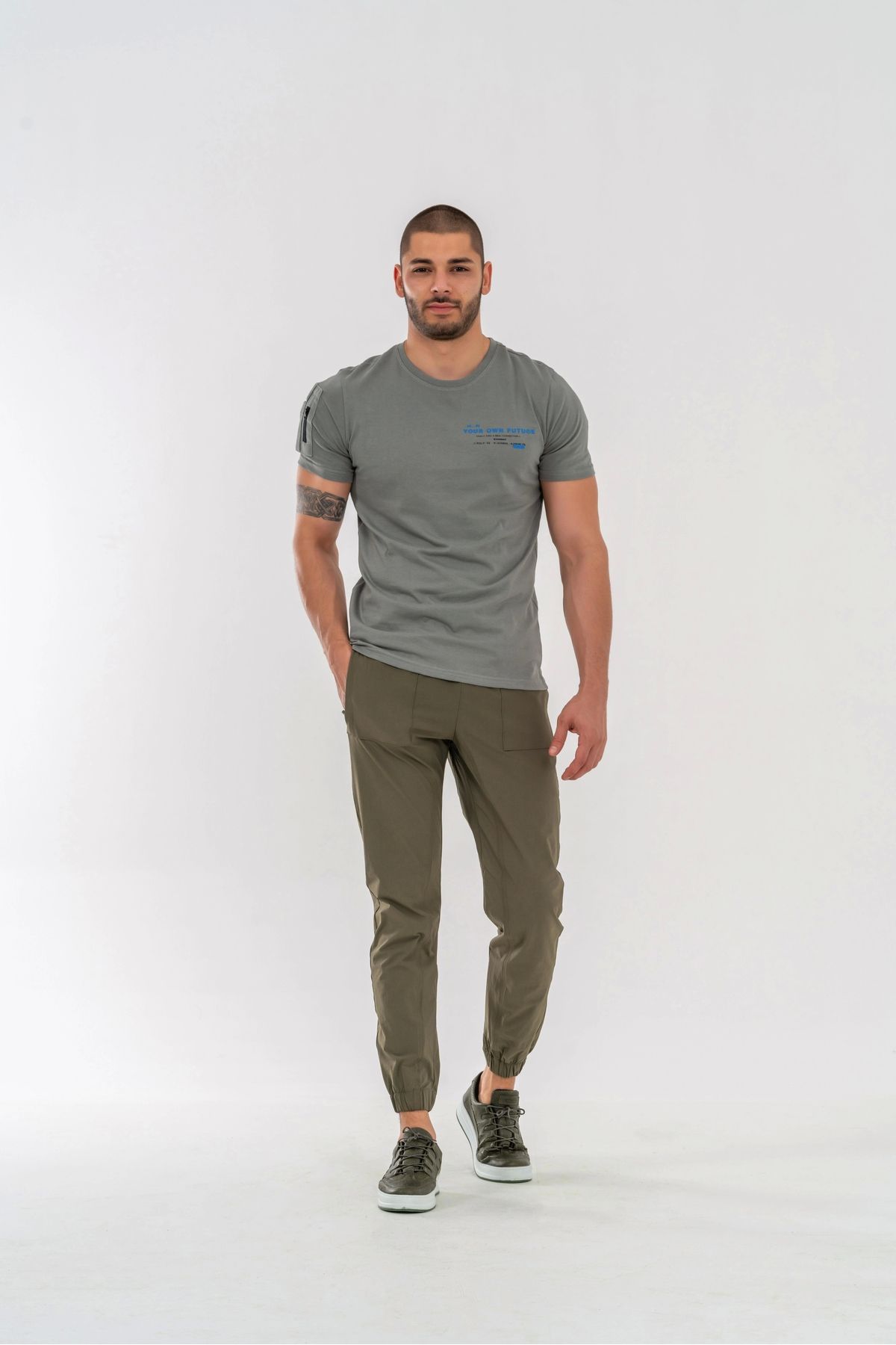 Astüm Askeri Malzeme Combat Tactical Outdoor Taktik Jogger Kargo Torba Cepli Paraşüt Pantolon Safari - 513