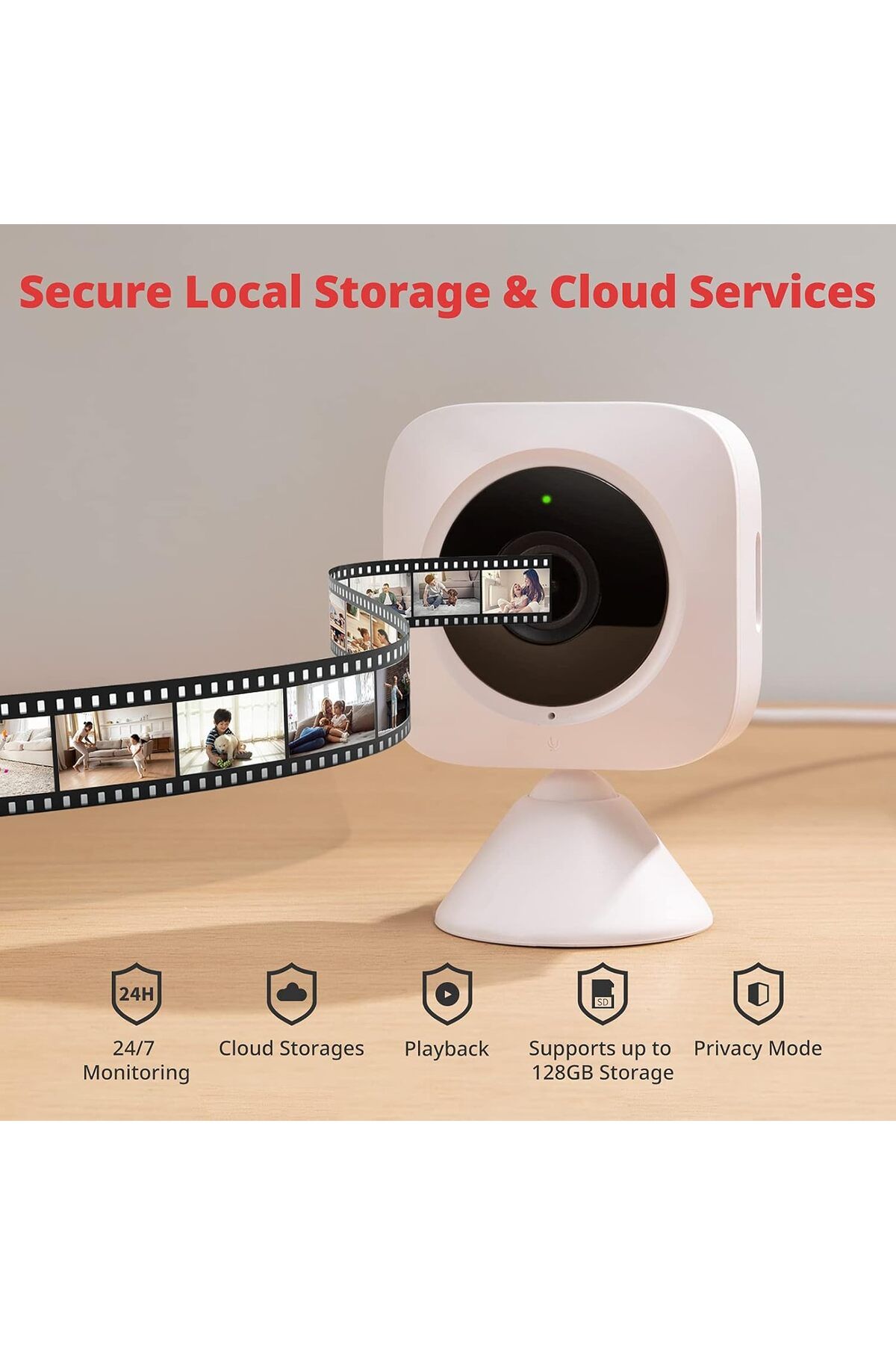 SwitchBot-Security Indoor Camera with Motion Detection with Night Vision And 2 Way Audio 4