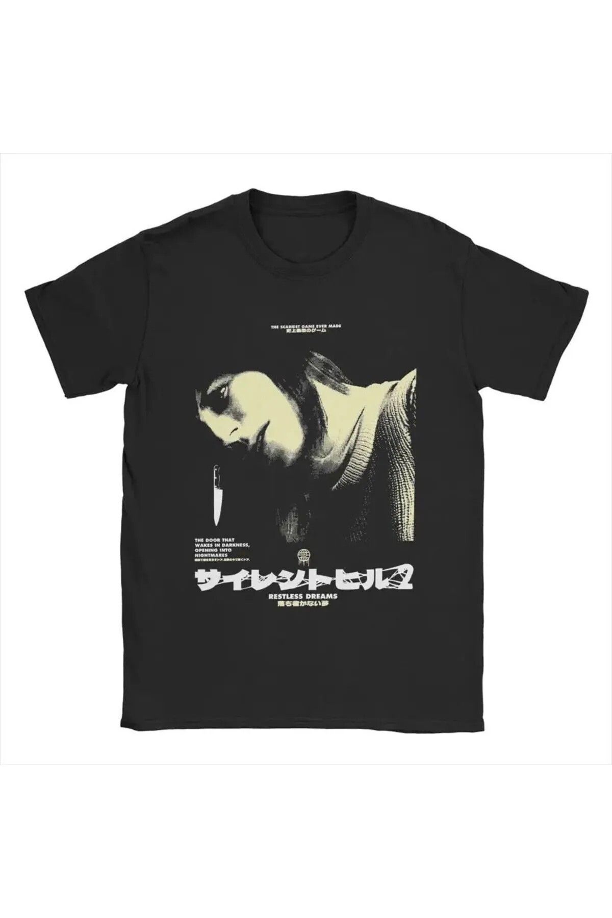 DEEFWEAR Siyah Silent Hill Angela Orosco Unisex T-Shirt