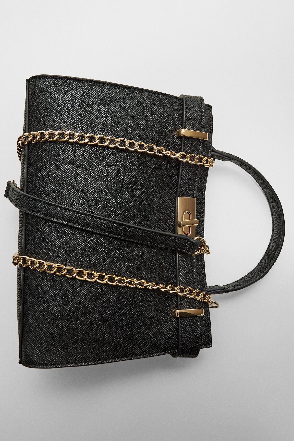 کیف زنانه سخت با بند کمربندی و بند بلند Stradivarius