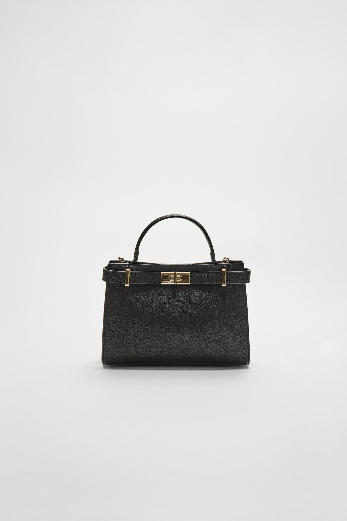 کیف زنانه سخت با بند کمربندی و بند بلند Stradivarius