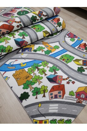 ARBESE Çocuk Odası Halısı Antibakteriyel Yolluk Kreş ve Anaokulu Halısı