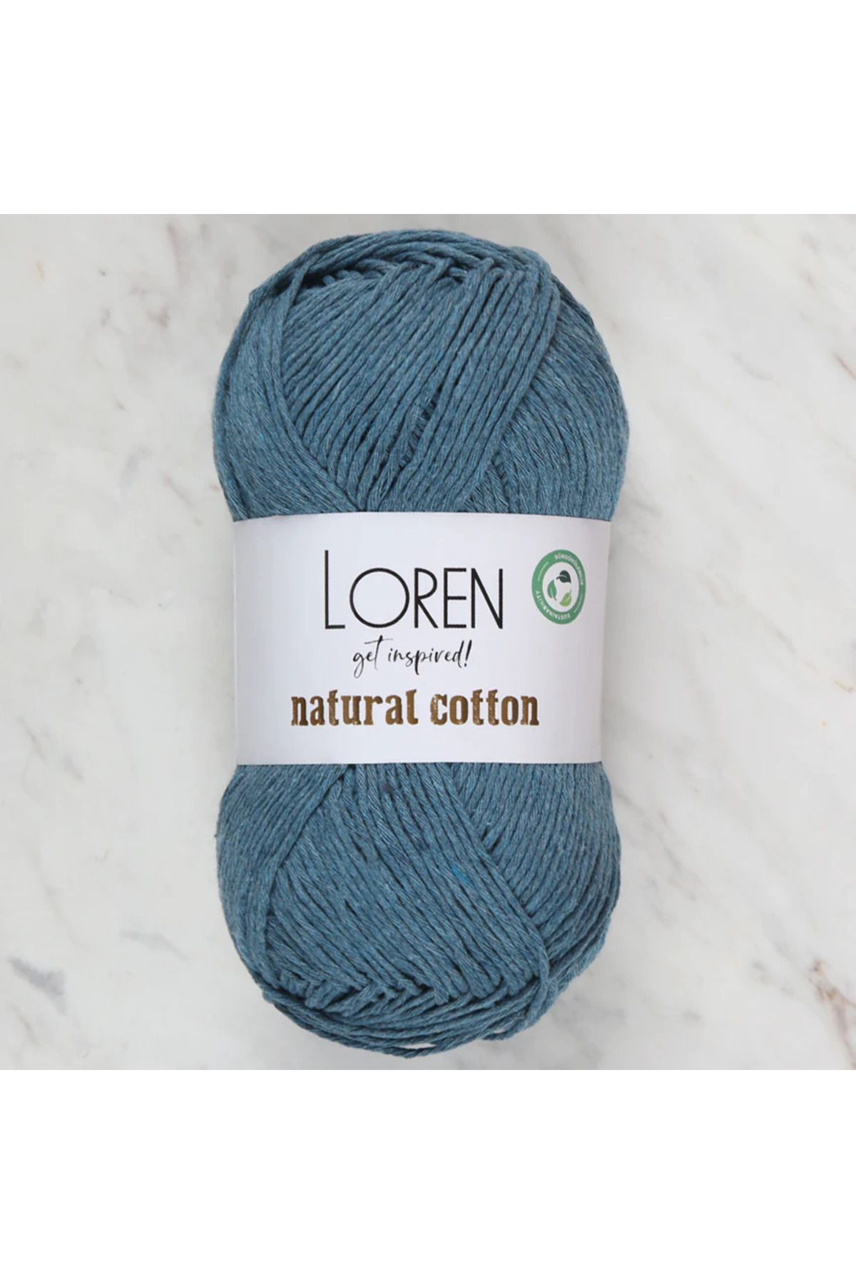 etexy Loren Natural Cotton Petrol Yeşili El Örgü İpi - R