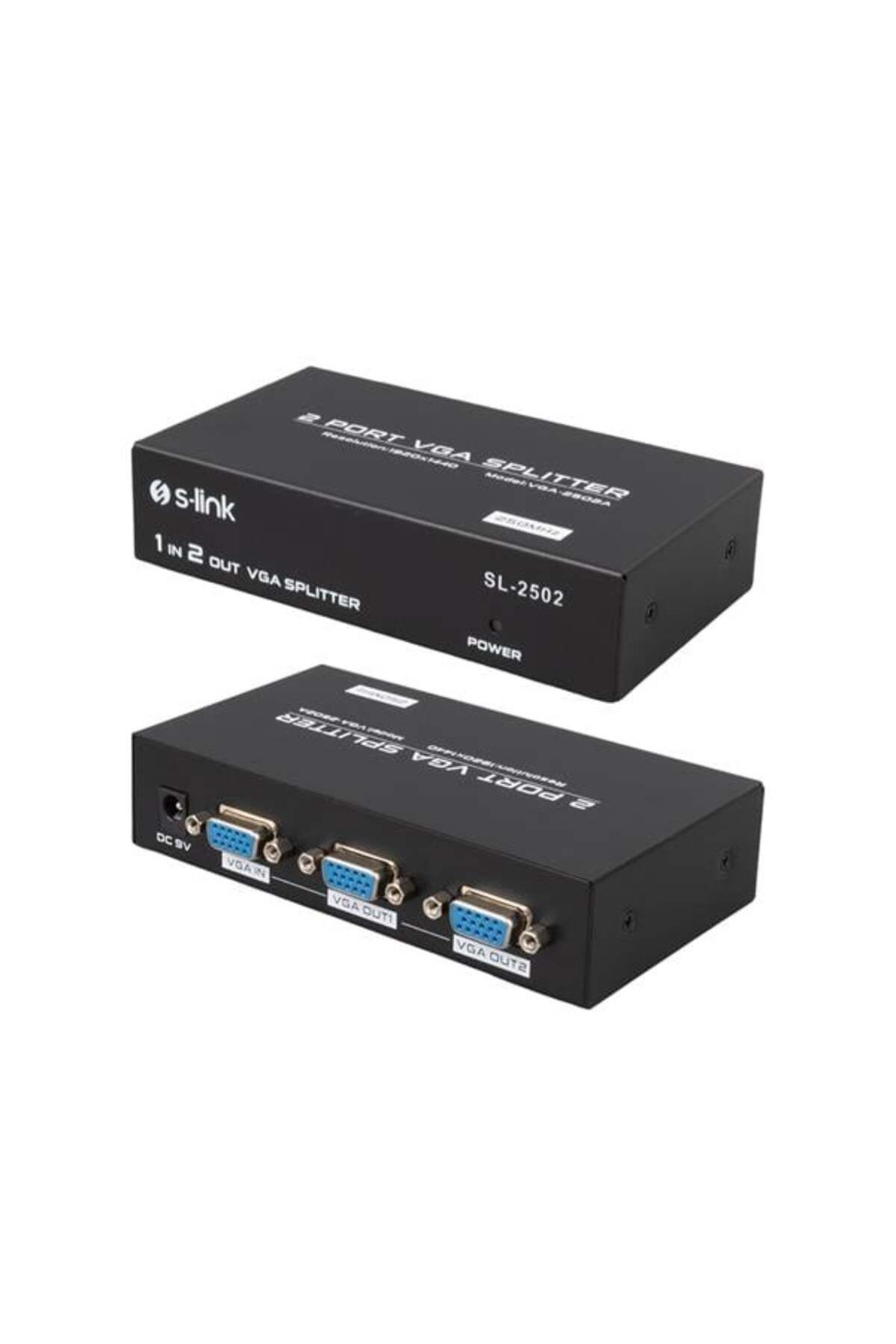 nazeninstoğu Sl-2502 2 Port Vga Splitter Dağitici (250Mhz - 1920X1080)